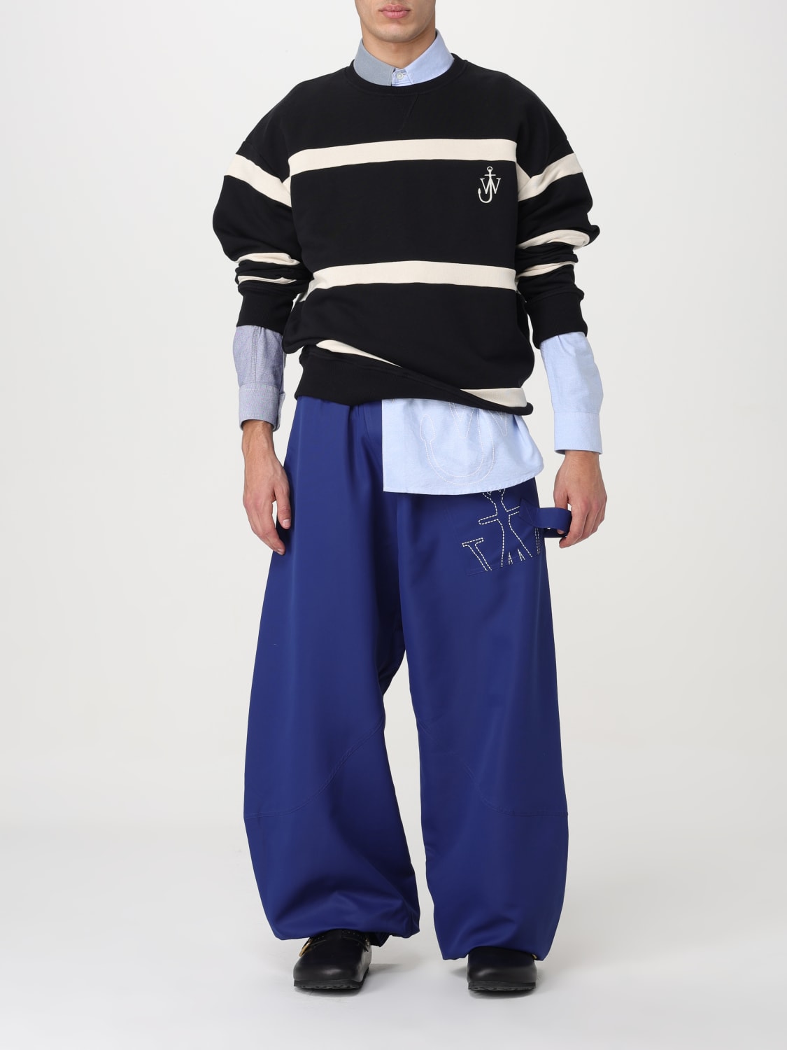 JW ANDERSON PANTALÓN: Pantalón hombre Jw Anderson, Azul Oscuro - Img 2