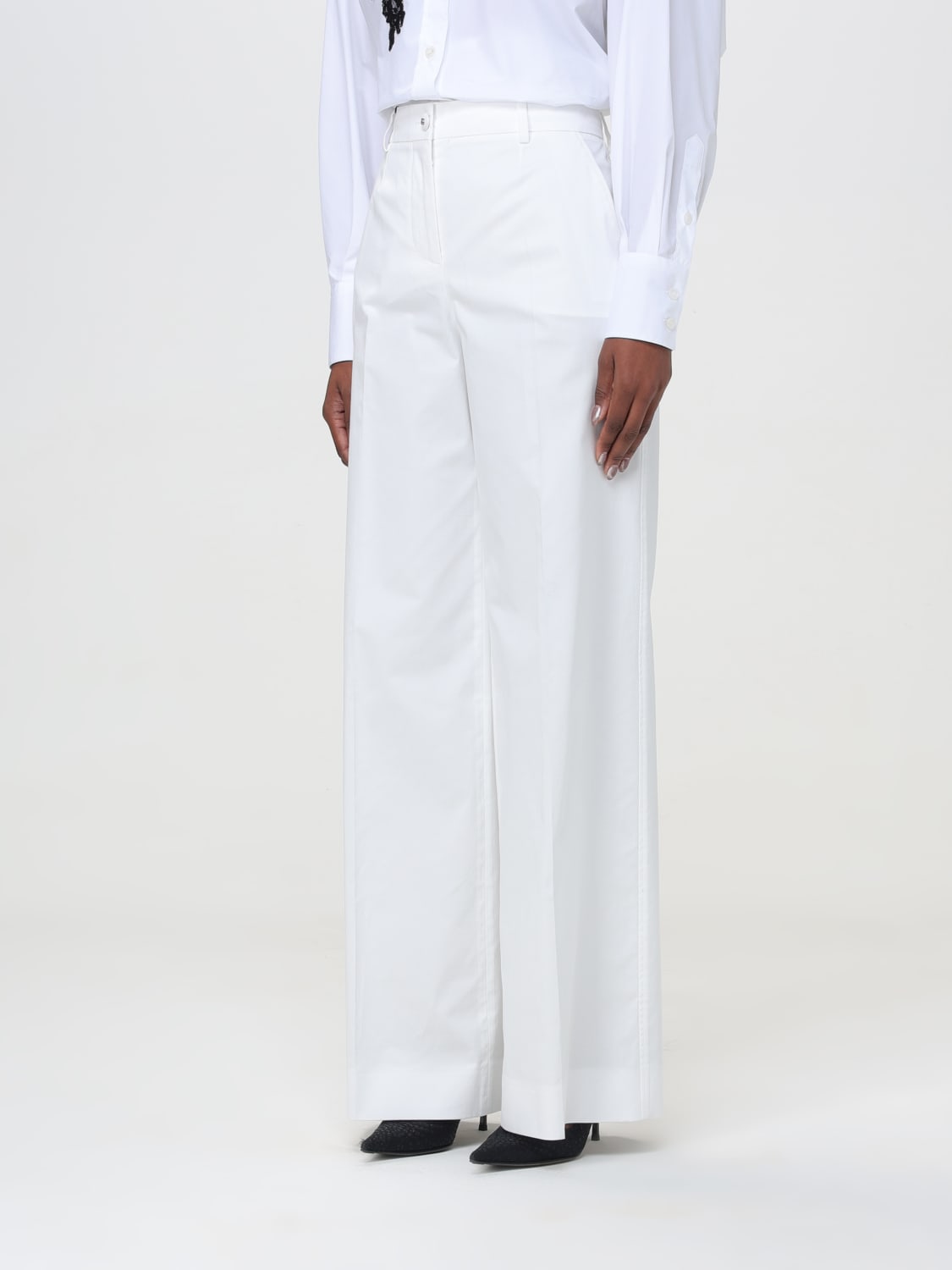 DOLCE & GABBANA PANTS: Pants woman Dolce & Gabbana, White - Img 4