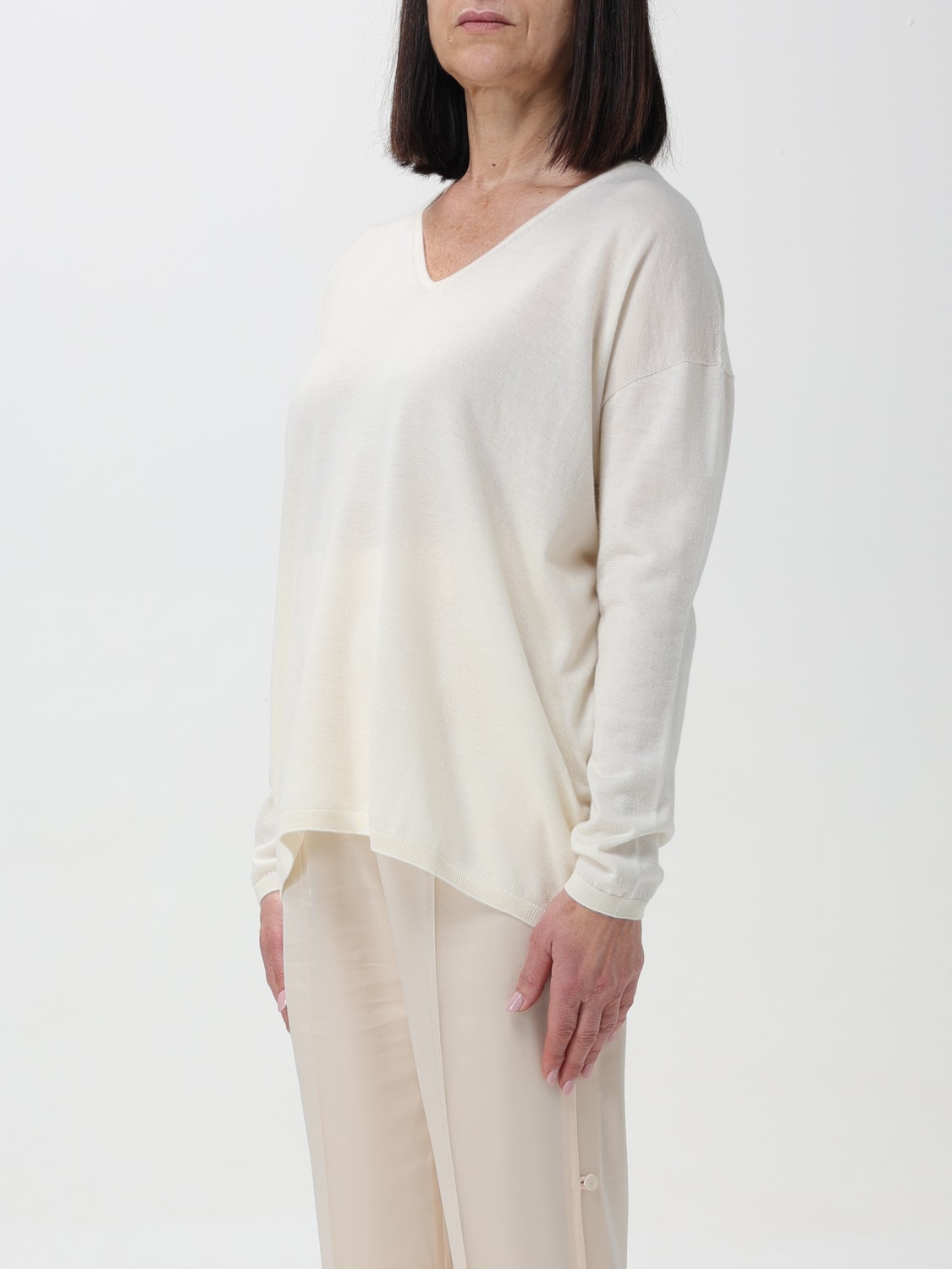 MAX MARA SWEATER: Sweater woman Max Mara, Yellow Cream - Img 3