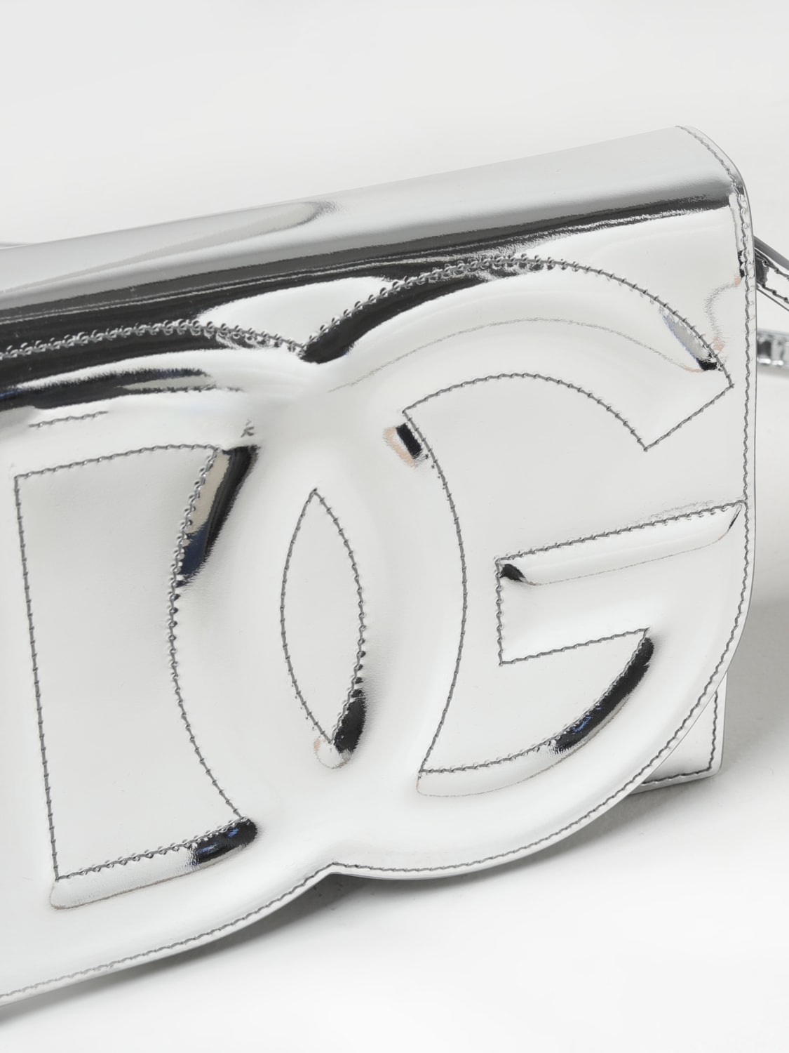 DOLCE & GABBANA MINITASCHE: Schultertasche damen Dolce & Gabbana, Silber - Img 4