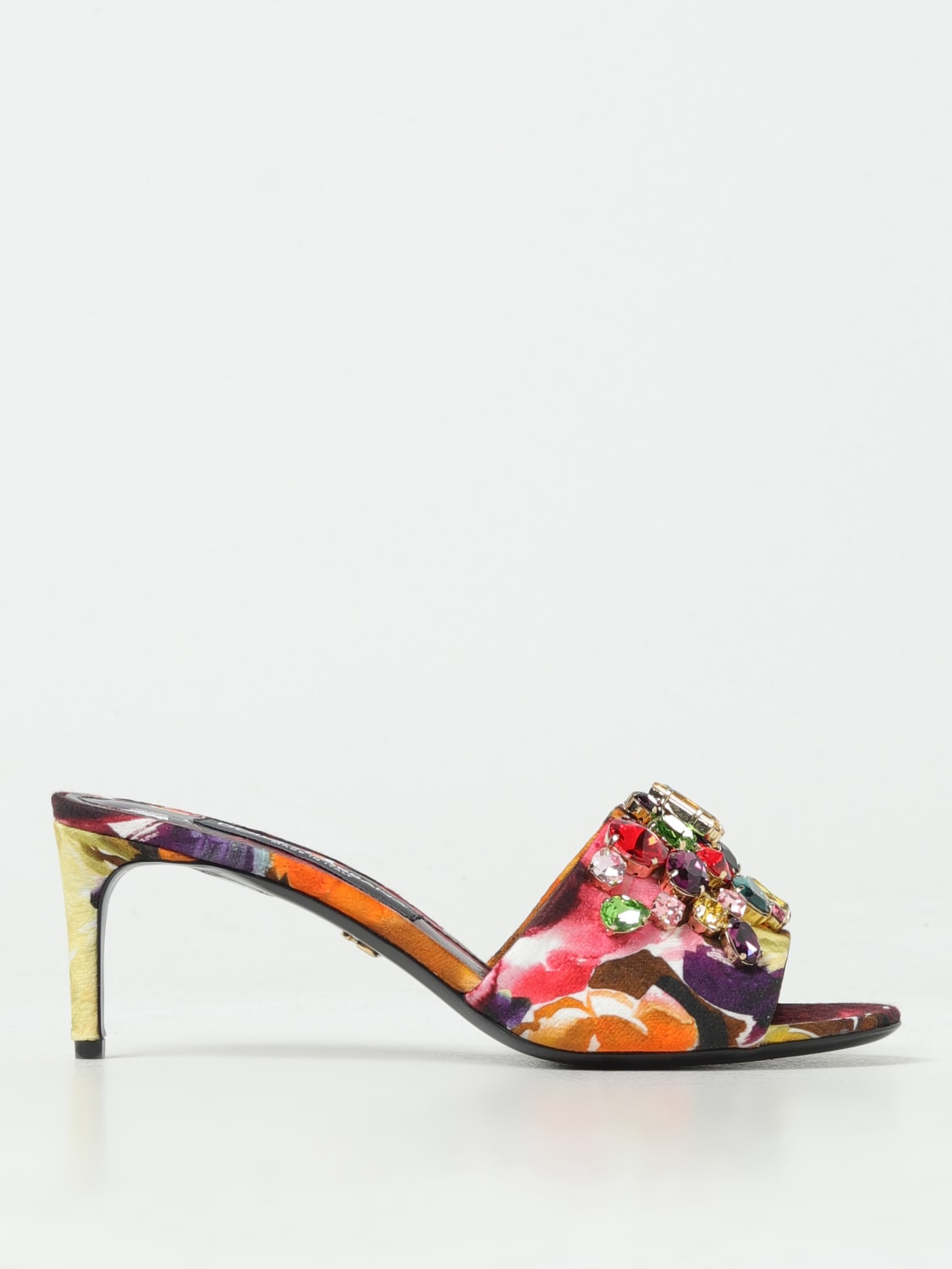 サンダル・ミュール DOLCE  GABBANA Women Sandals CR1608AR951 Yellow DOLCE & GABBANA: Heeled sandals woman - Yellow | Dolce