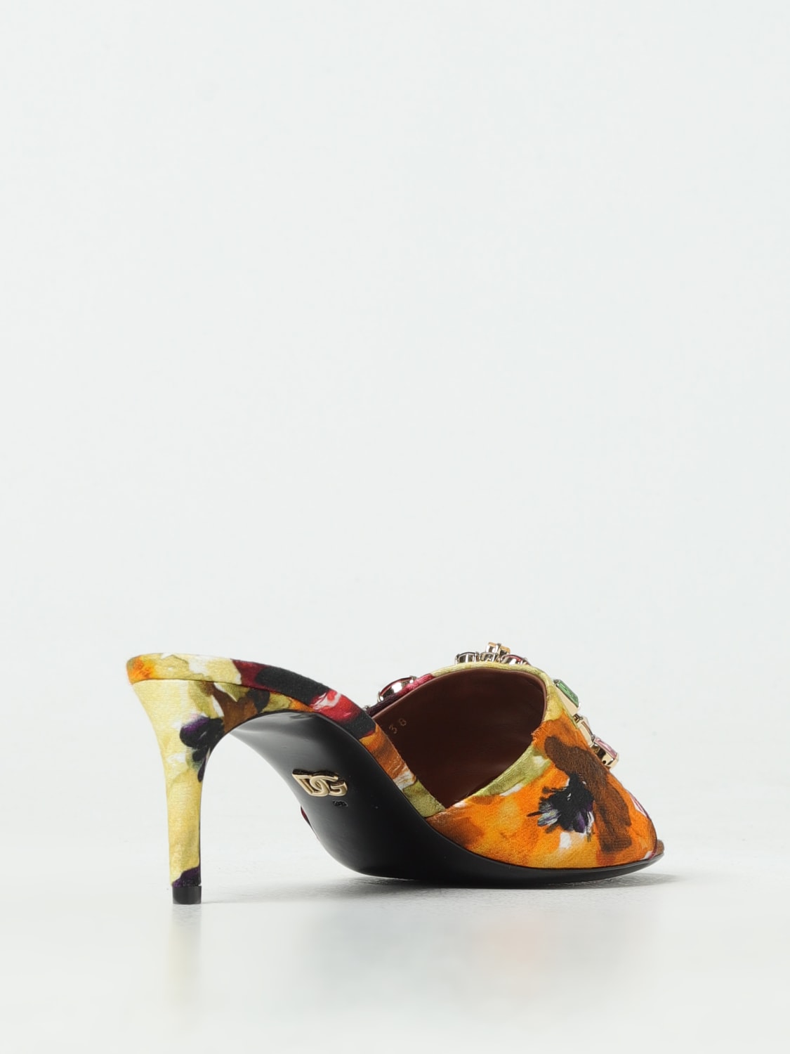 サンダル・ミュール DOLCE  GABBANA Women Sandals CR1608AR951 Yellow DOLCE & GABBANA: Heeled sandals woman - Yellow | Dolce