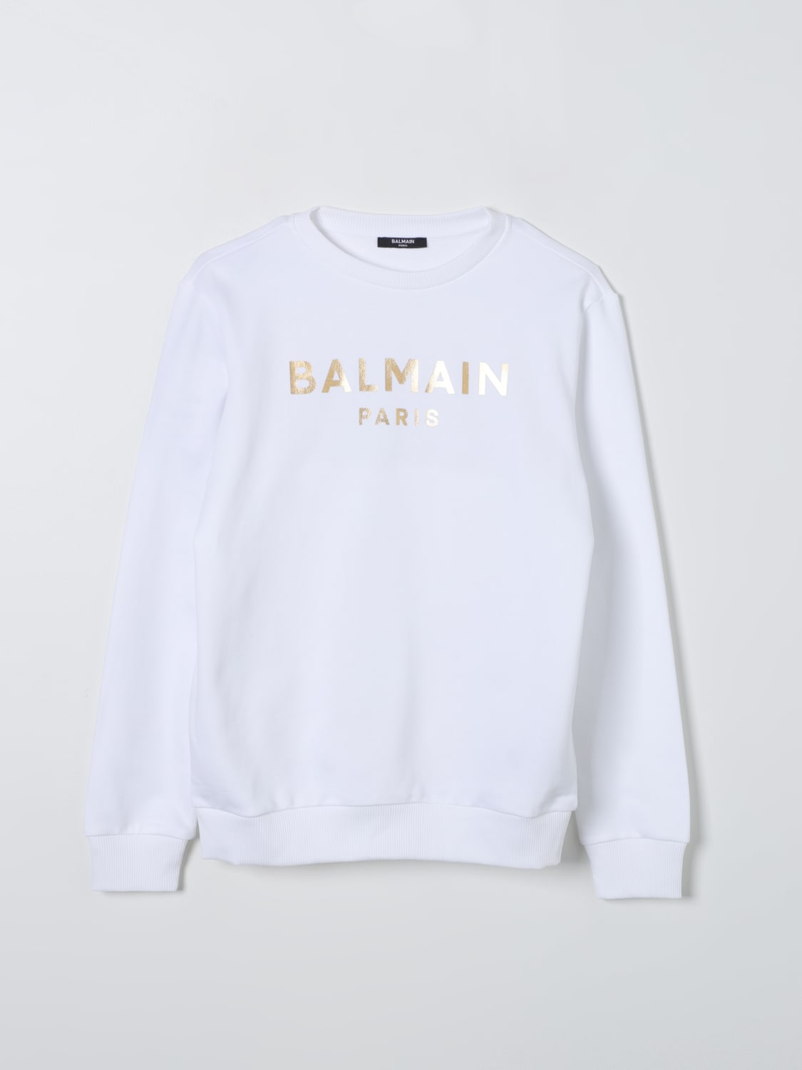 BALMAIN 스웨터: 스웨터 남아 Balmain Kids, 화이트 - Img 1