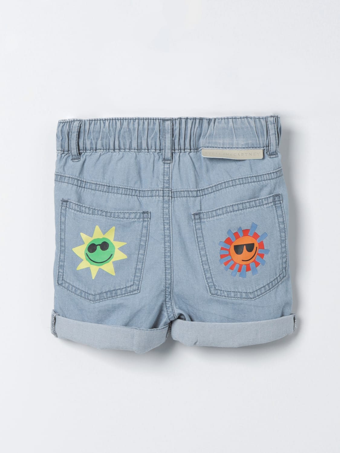 STELLA MCCARTNEY KIDS SHORTS: Pants kids Stella McCartney Kids, Blue - Img 2