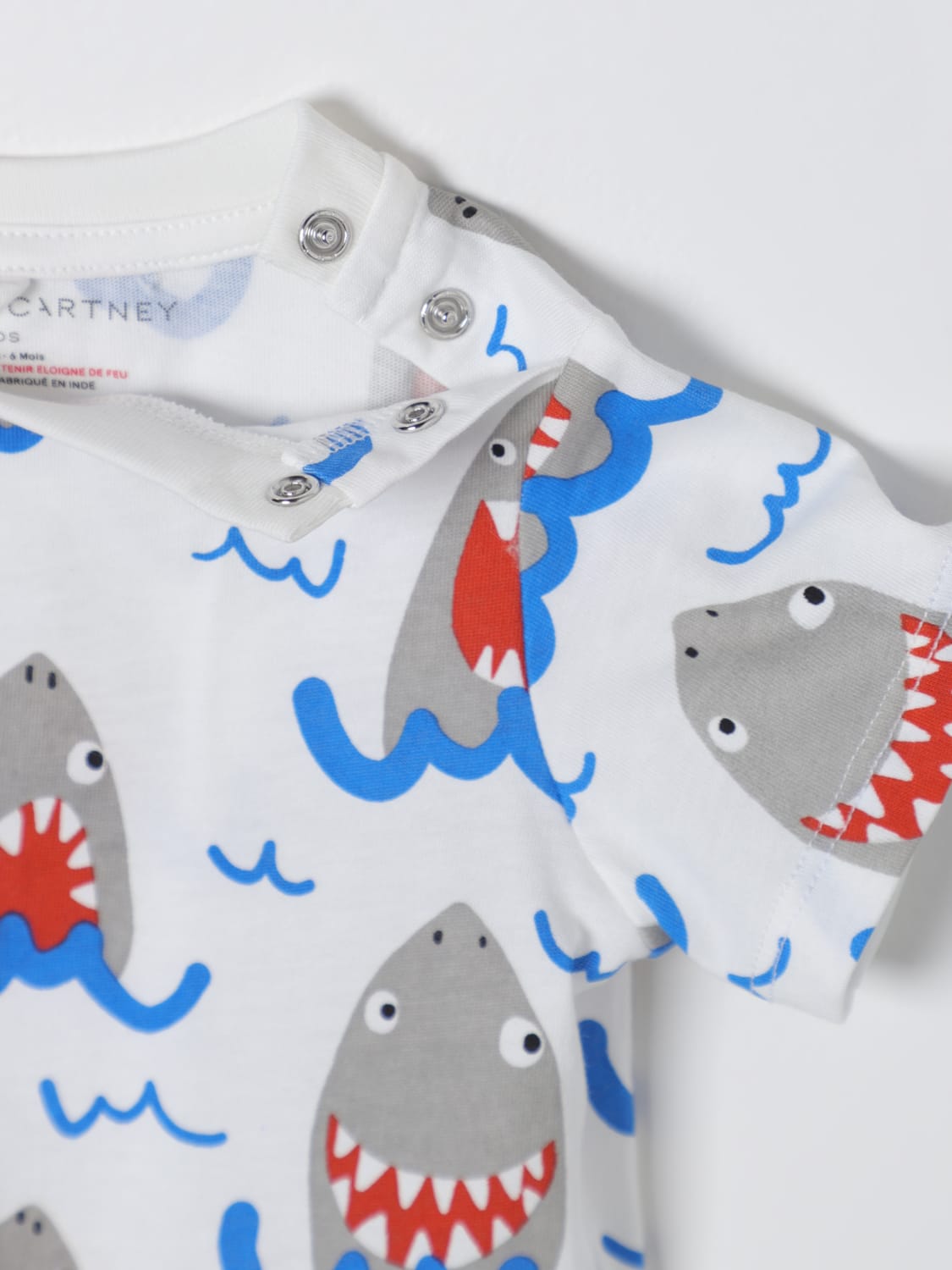 STELLA MCCARTNEY KIDS 티셔츠: 트랙수트 남아 Stella McCartney Kids, 아이보리 - Img 3