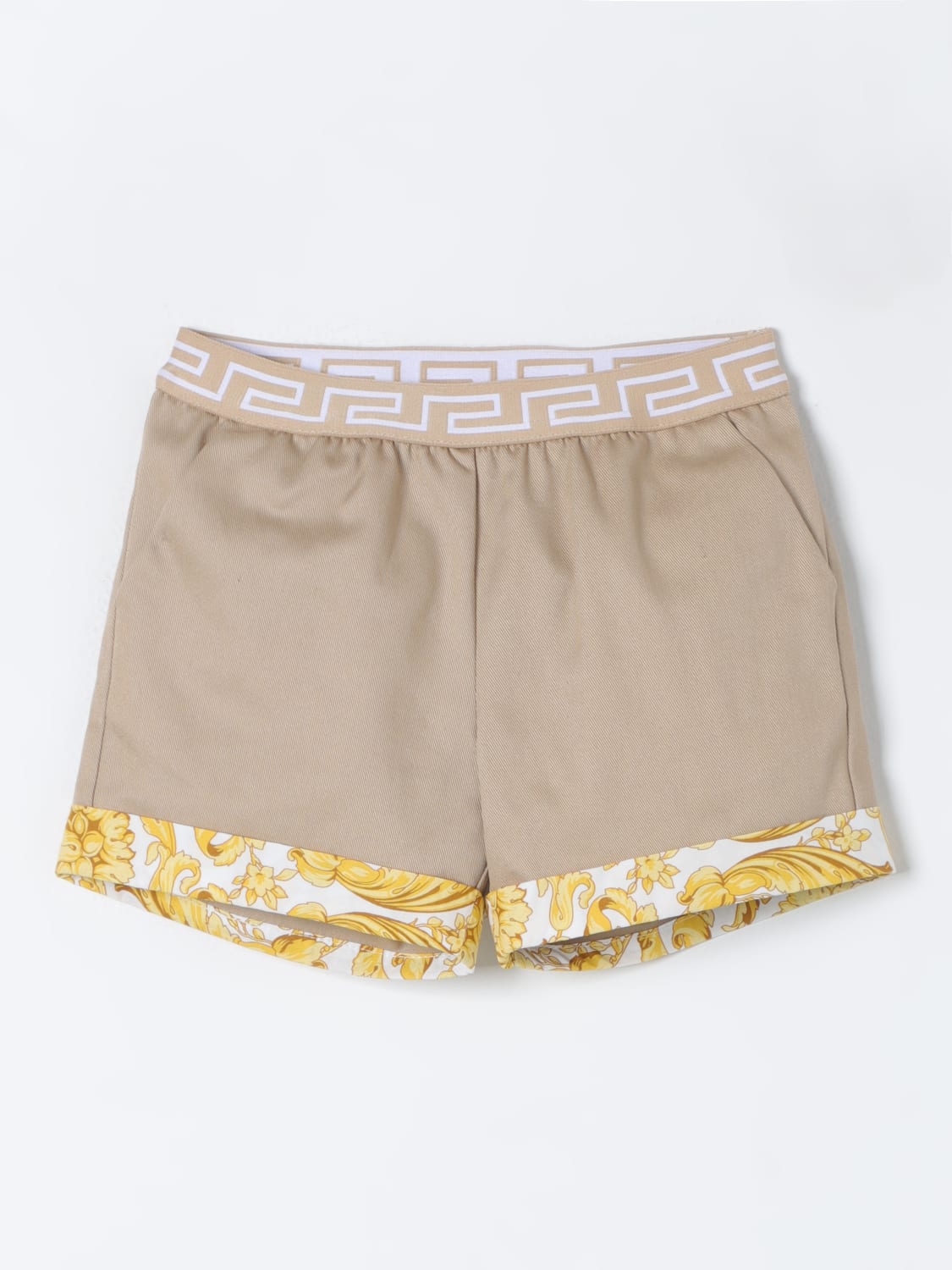 VERSACE PANTALÓN: Pantalón niños Versace Young, Beige - Img 1