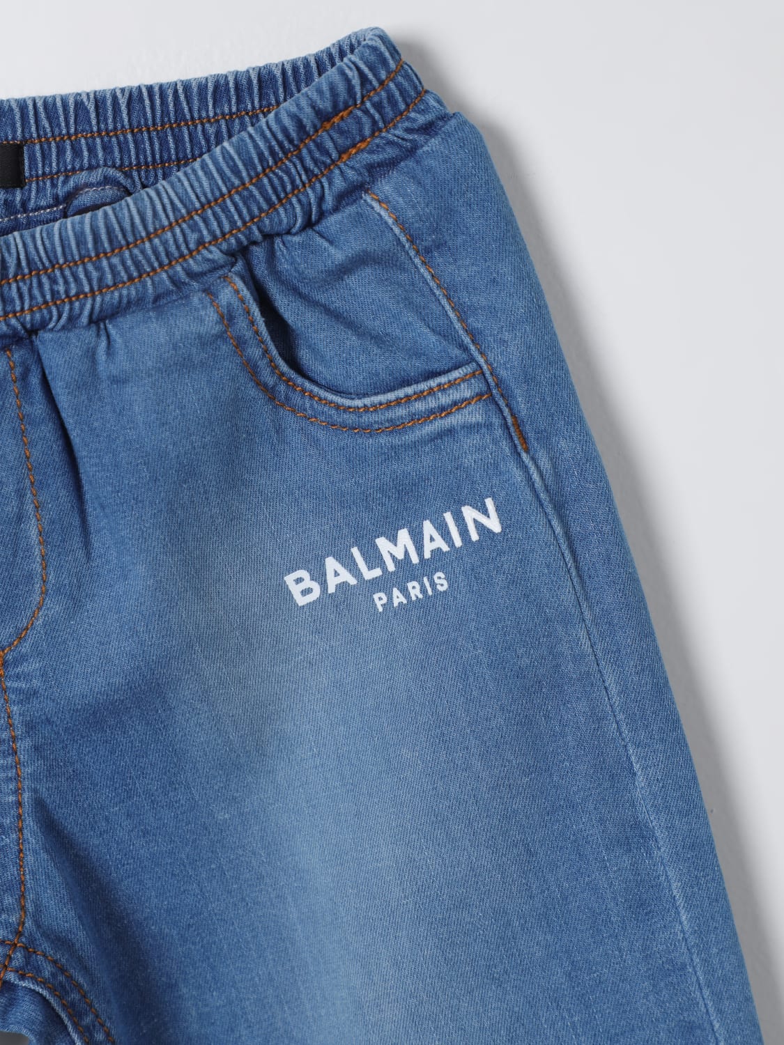 BALMAIN JEANS: Pants kids Balmain Kids, Blue - Img 3