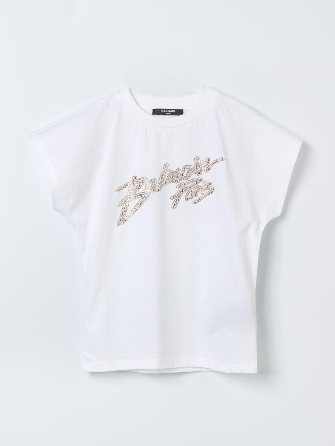 BALMAIN T-SHIRT: T-shirt kids Balmain Kids, White - Img 1