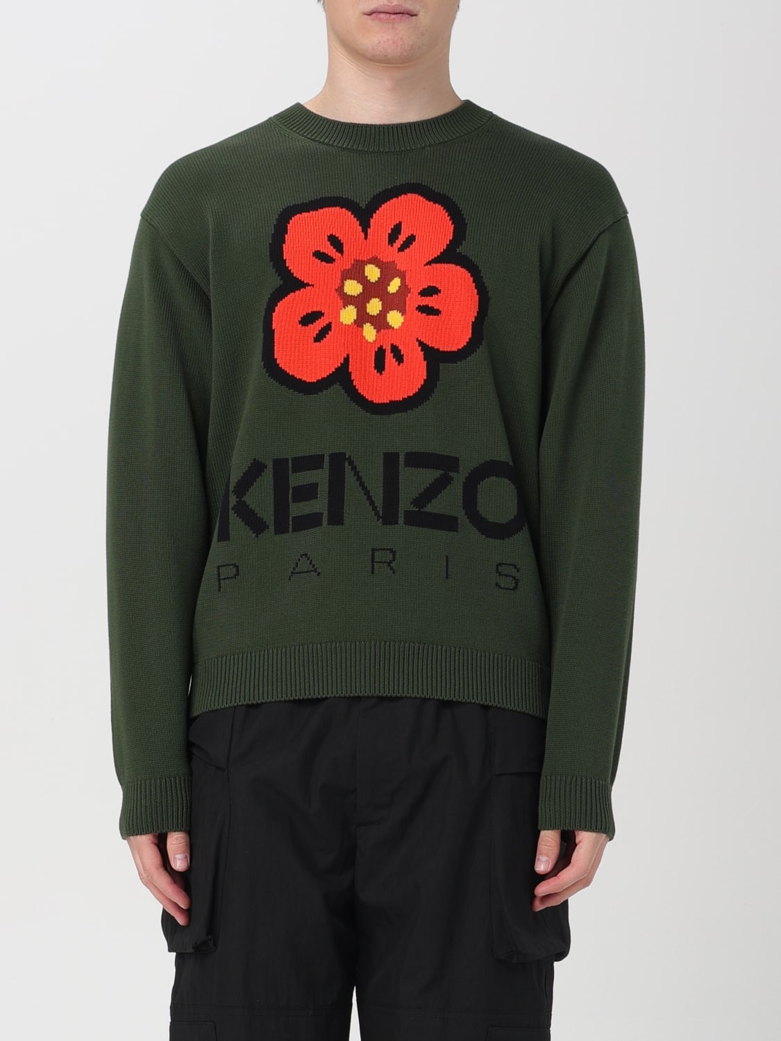 Giglio Pullover Kenzo in cotone con logo