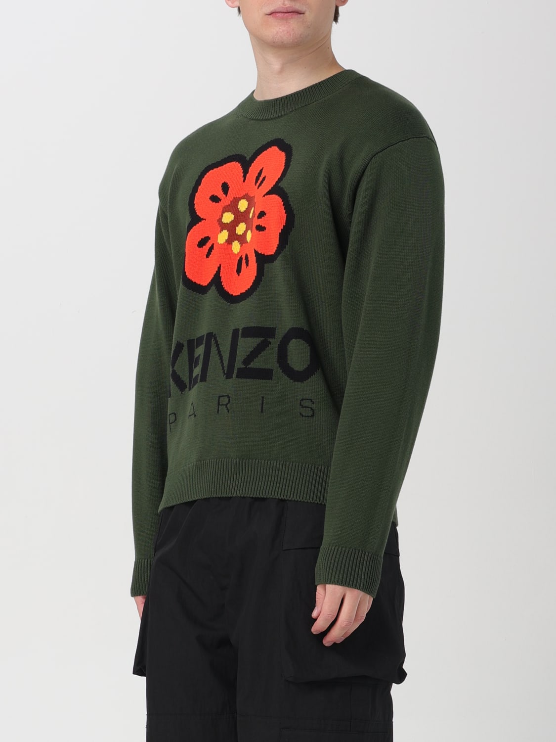 KENZO：セーター メンズ - 柿 | GIGLIO.COMオンラインのKenzo セーター FD55PU3803LC