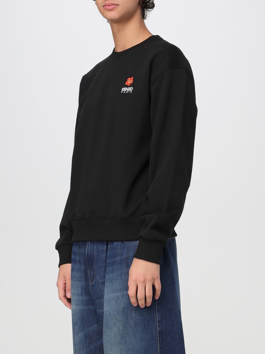 Kenzo Outlet Sweatshirt men Black Kenzo sweatshirt FD55SW4404MF online at GIGLIO.COM