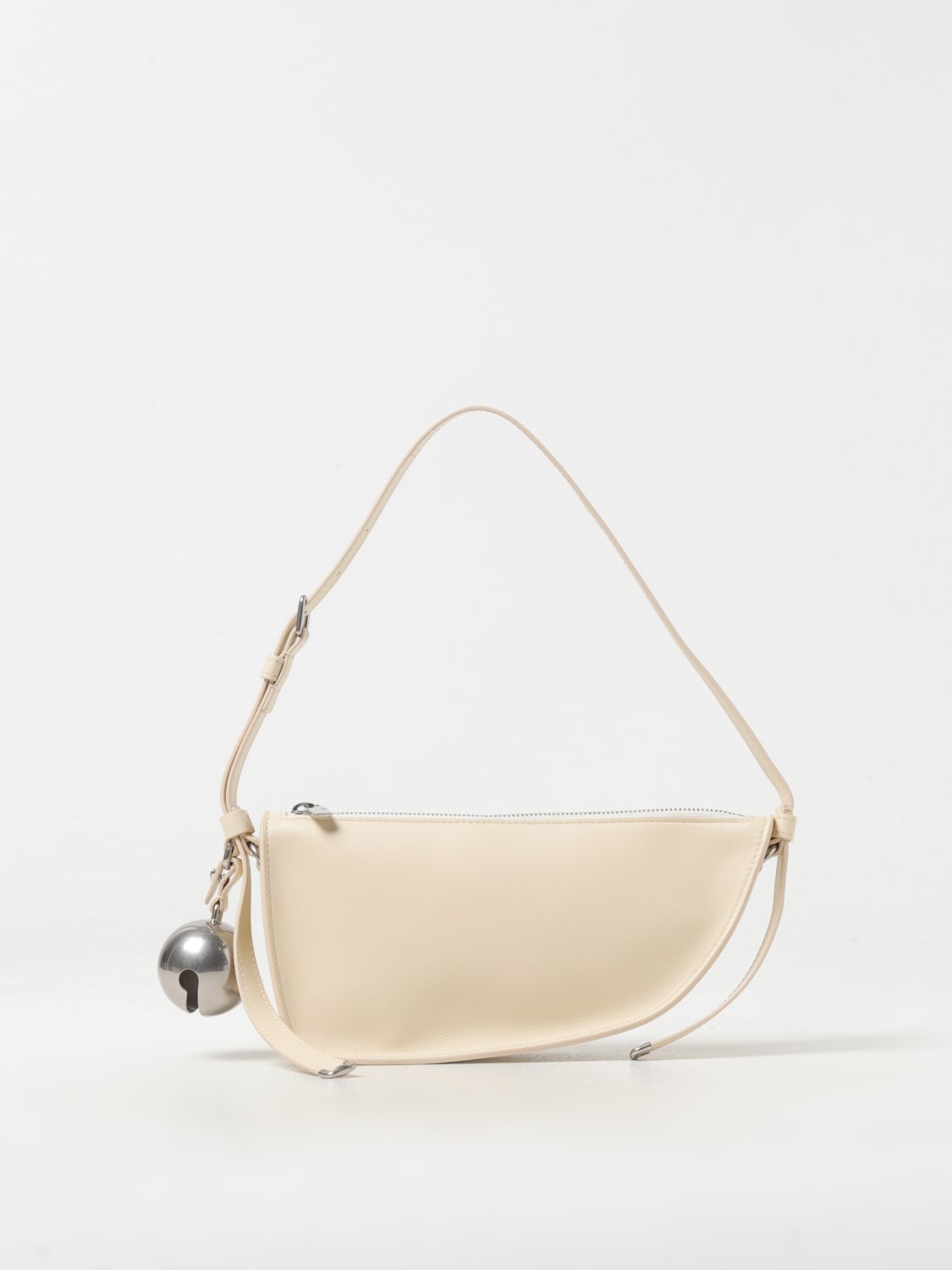 BURBERRY SHOULDER BAG: Shoulder bag woman Burberry, Cream - Img 1