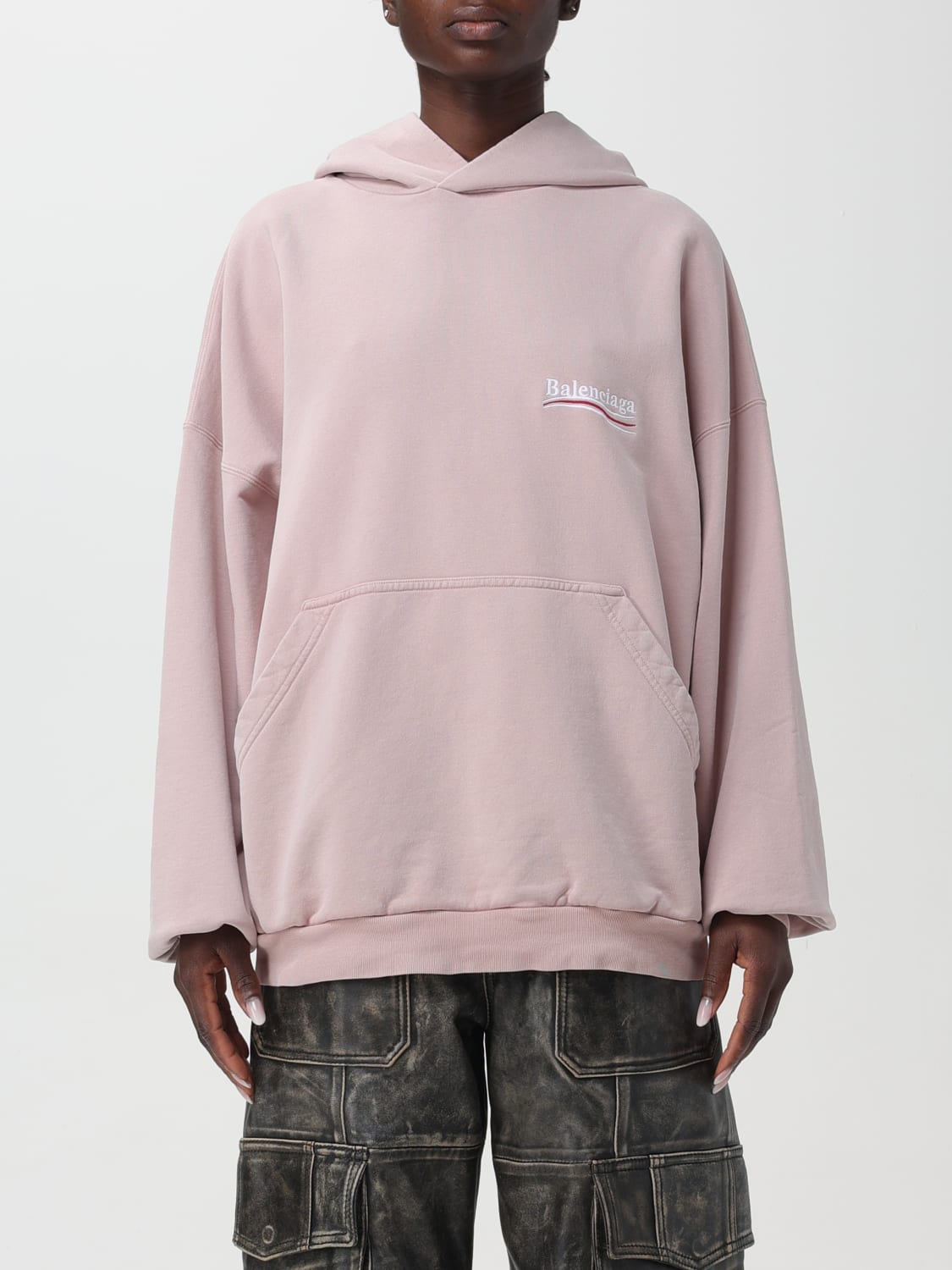 BALENCIAGA SWEATSHIRT: Sweatshirt damen Balenciaga, Pink - Img 1