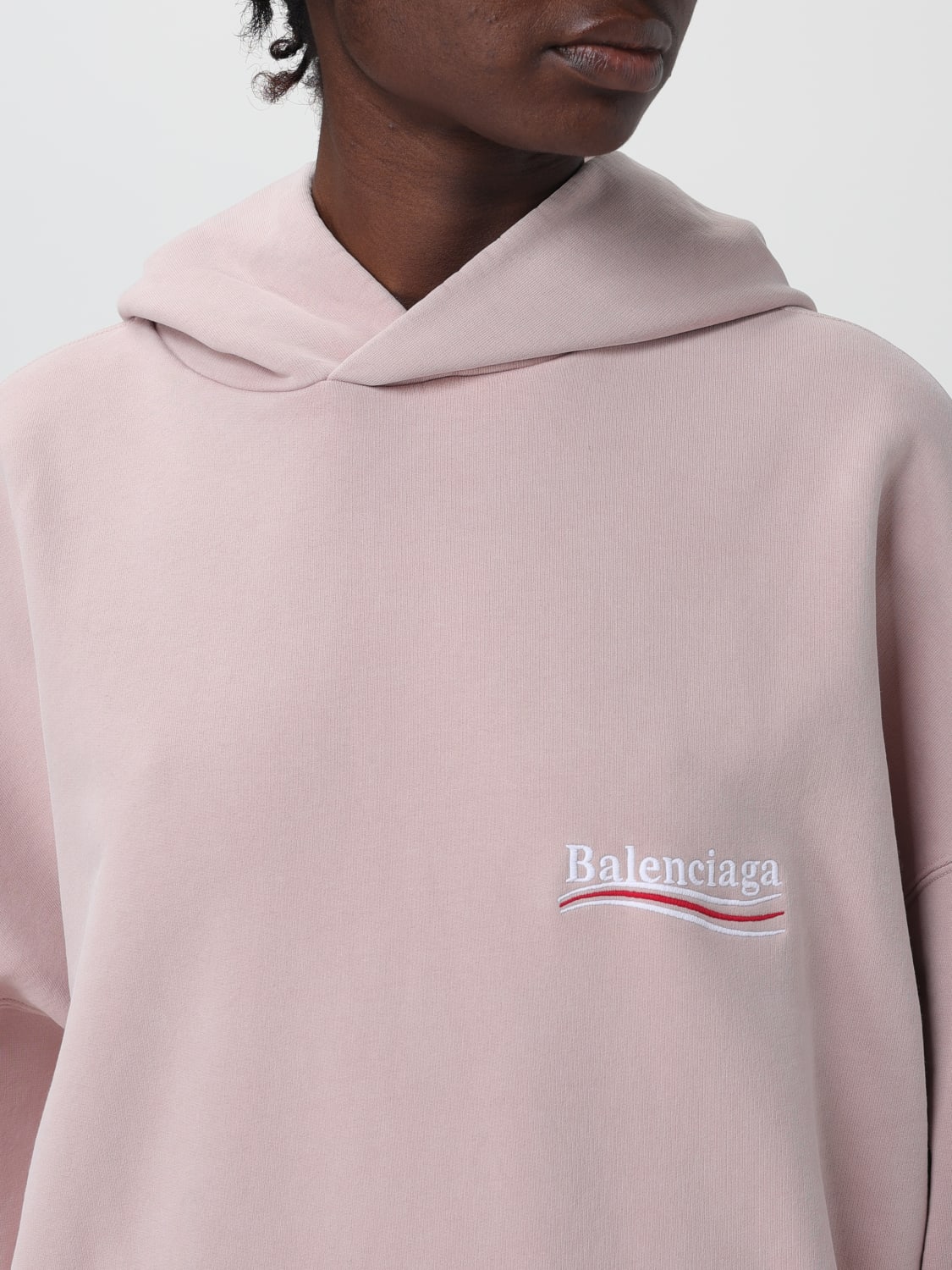 BALENCIAGA Sweatshirt woman Pink Balenciaga sweatshirt 739024TKVI9D online at GIGLIO.COM