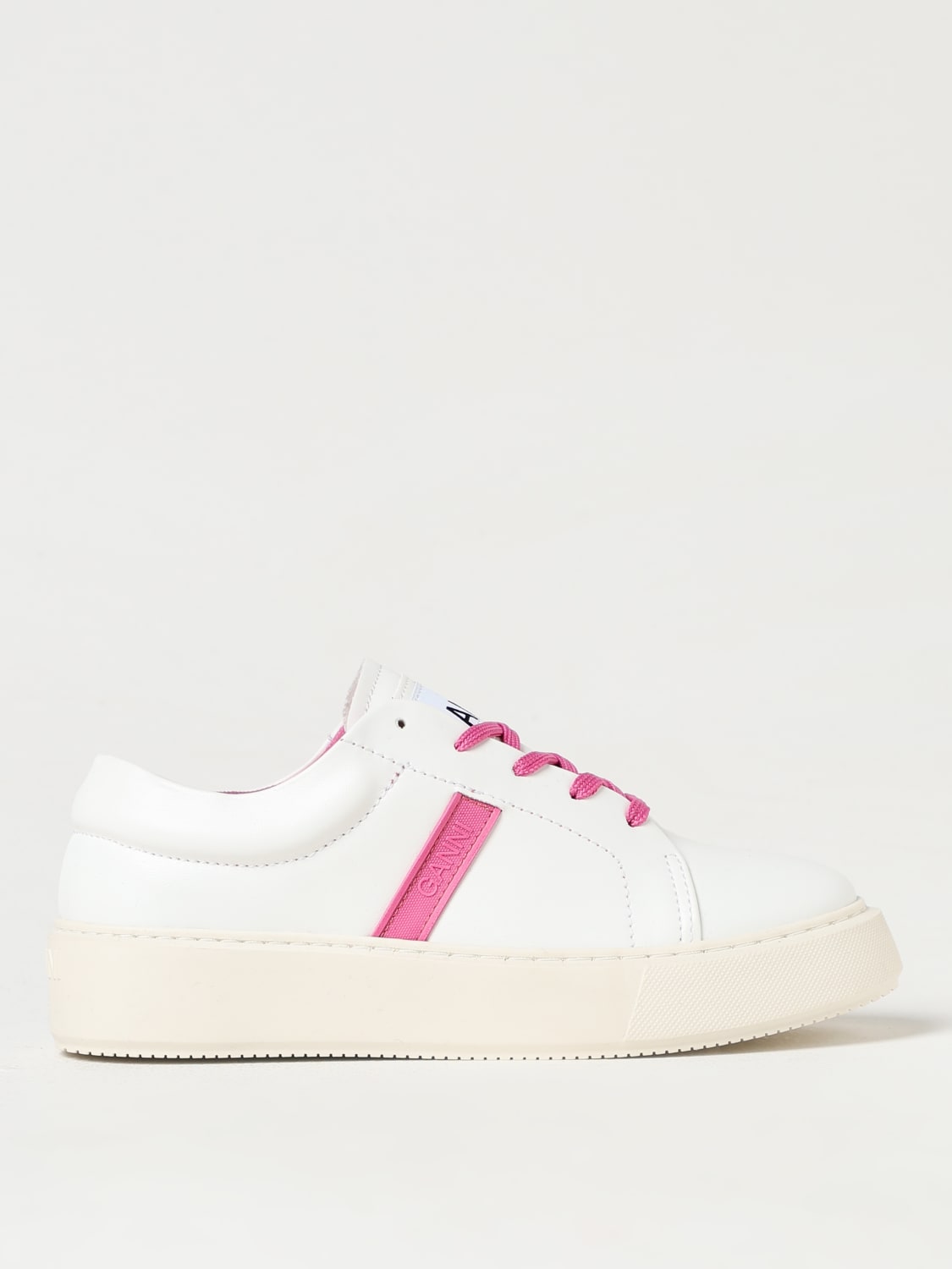 GANNI SNEAKERS: Sneakers woman Ganni, Pink - Img 1