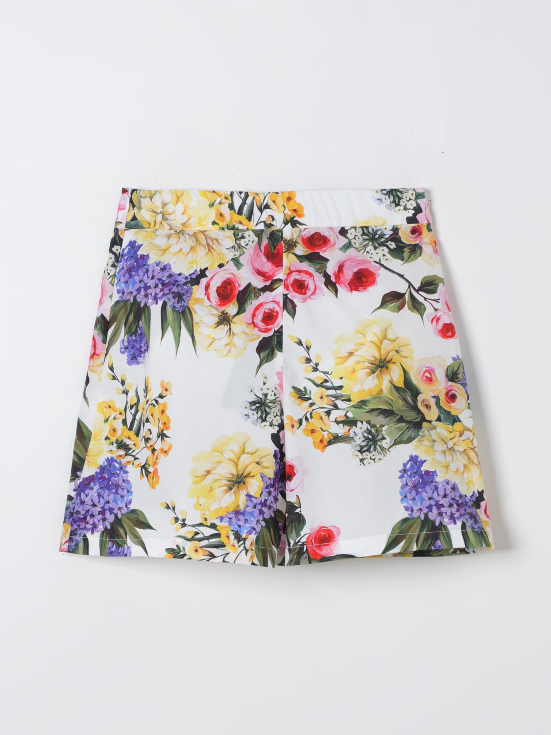 DOLCE & GABBANA SHORT: Dolce & Gabbana coated cotton shorts, Multicolor - Img 2