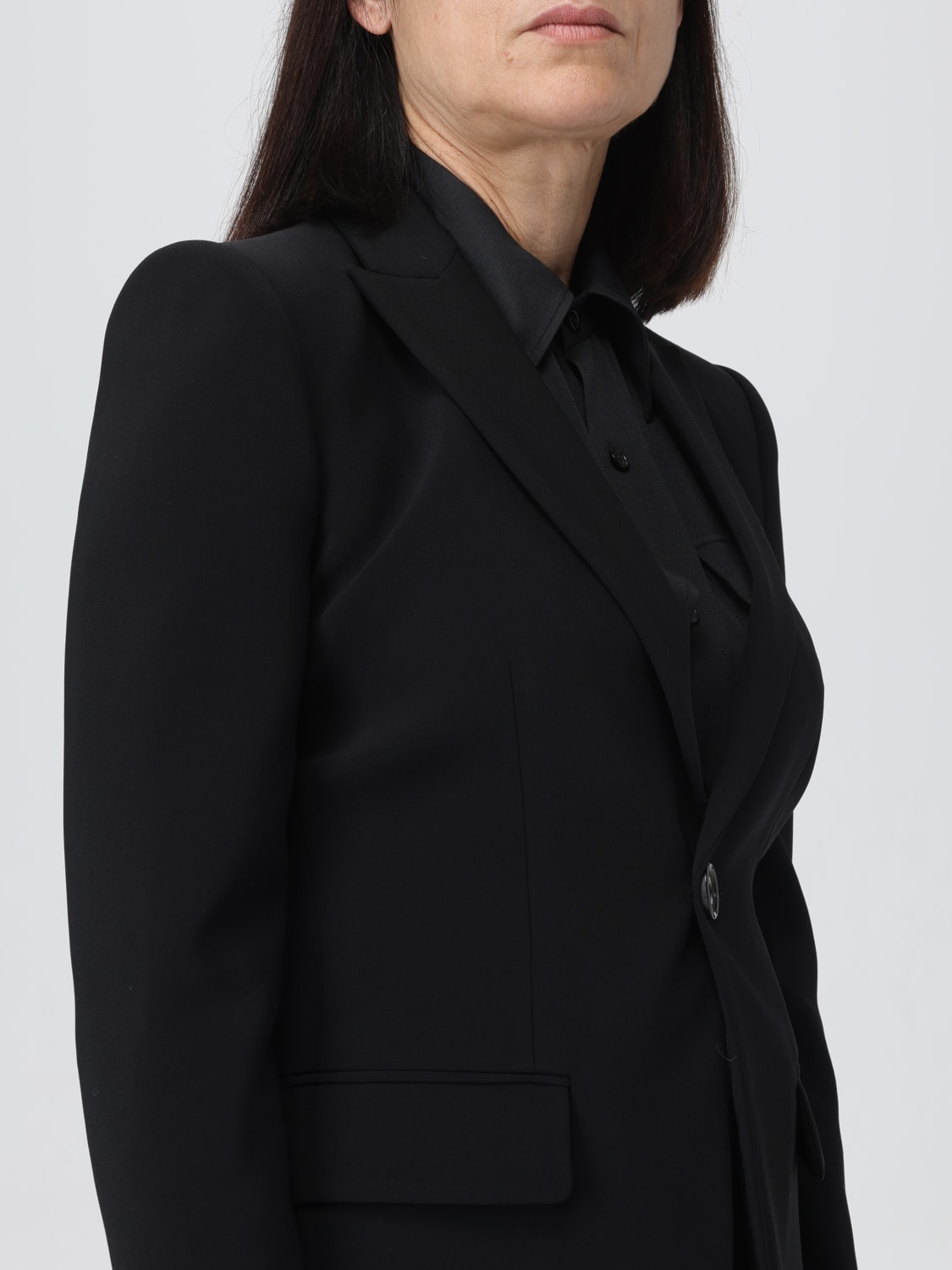 アウターその他 DSQUARED2 Woman Blazer Black S75BN0866S60567 900 Dsquared2 Outlet: Jacket woman - Black | Dsquared2 blazer