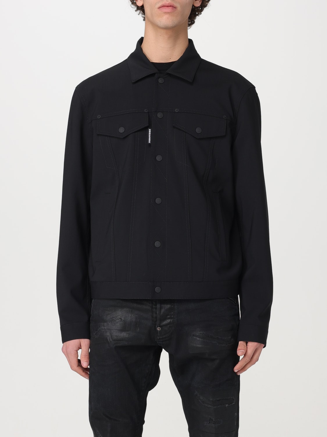 DSQUARED2 VESTE: Veste homme Dsquared2, Noir - Img 1