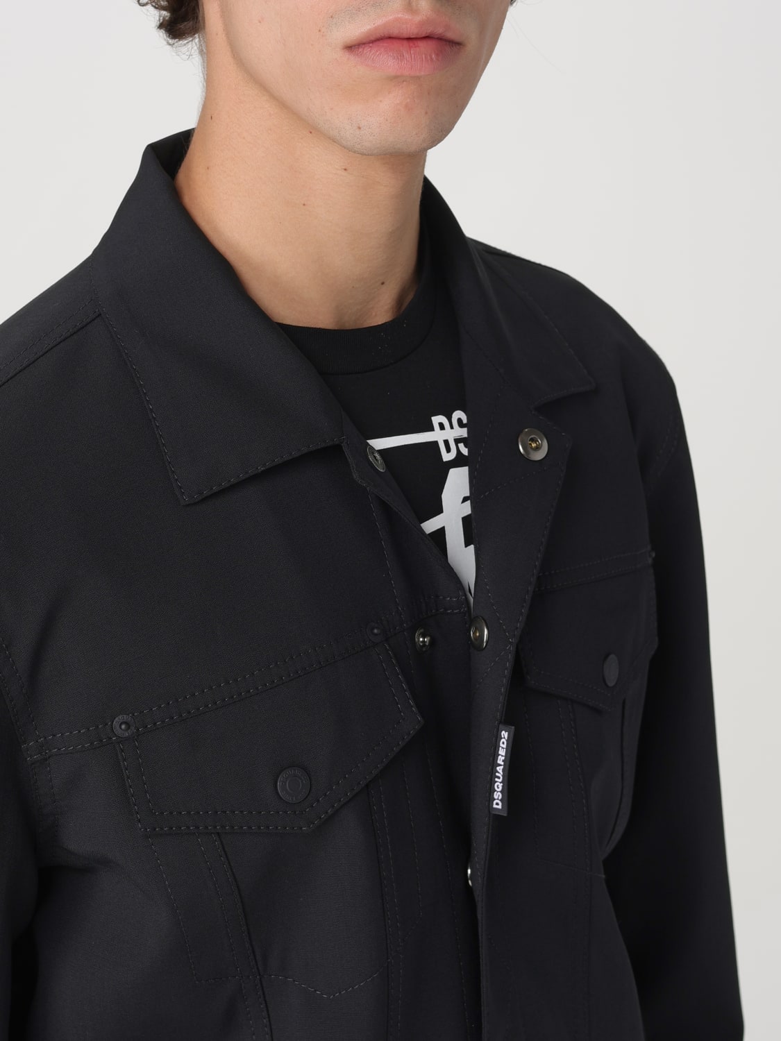 DSQUARED2 VESTE: Veste homme Dsquared2, Noir - Img 5