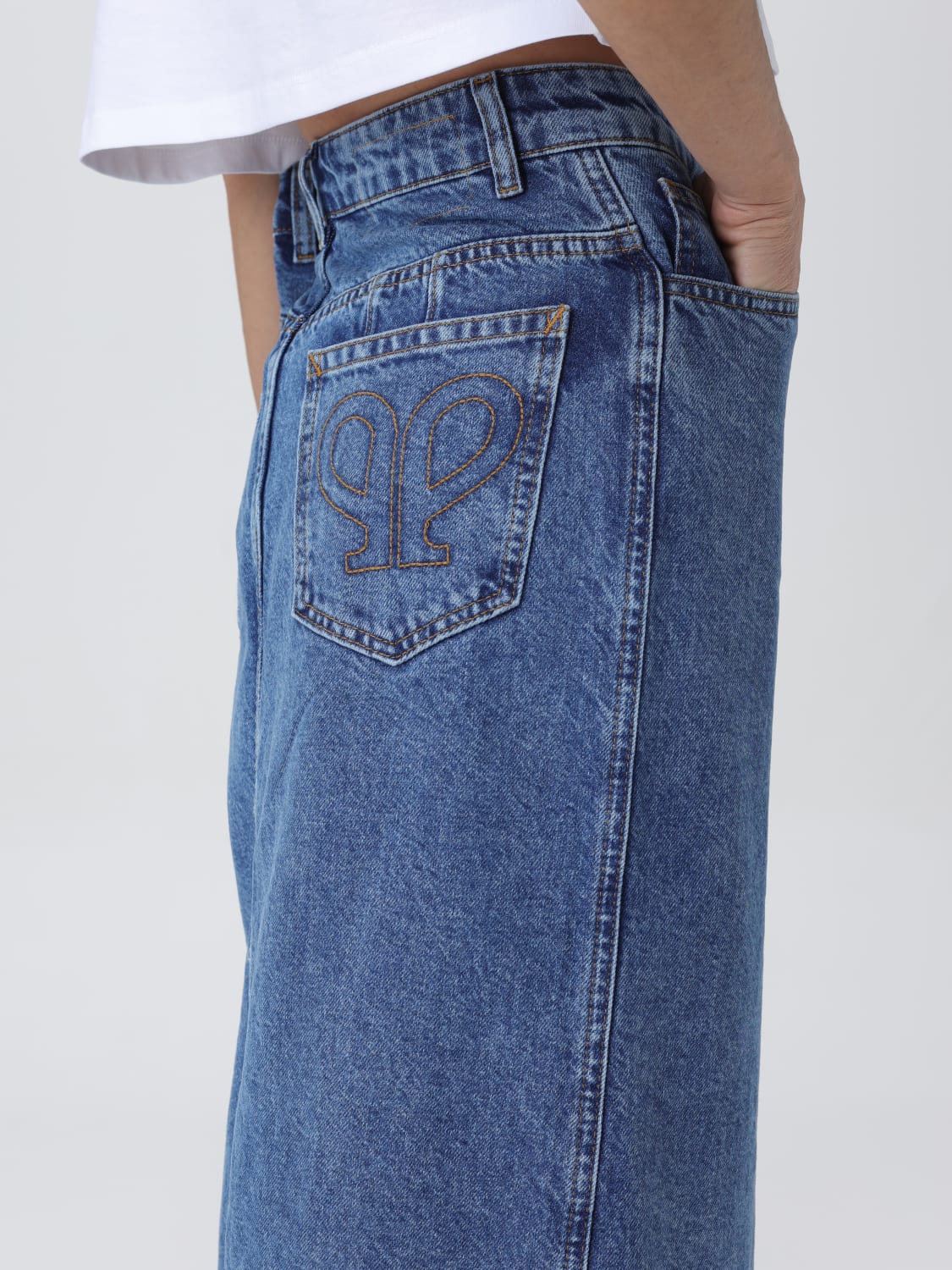 スカート PHILOSOPHY DI LORENZO SERAFINI Woman Skirt Blue 01040730 Philosophy Di Lorenzo Serafini Outlet: Skirt woman - Blue