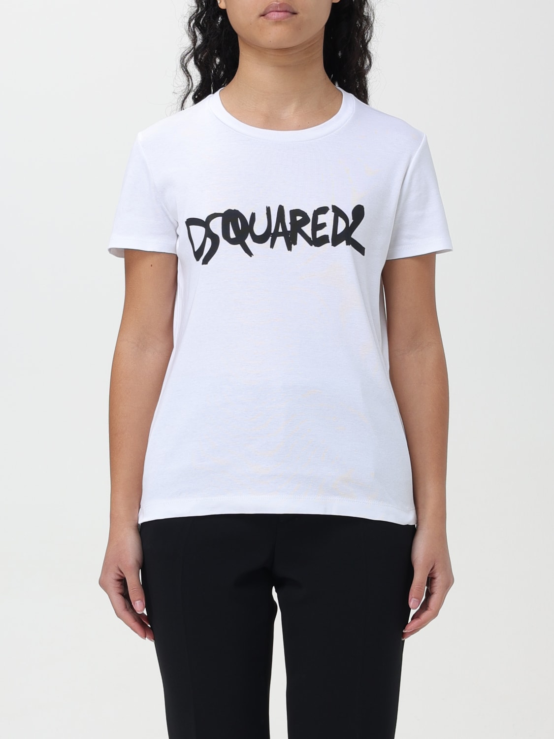 Tシャツ・カットソー DSQUARED2 Woman T-Shirt White S75GD0400S23010 100 Tops and T-Shirt Women's Collection | DSQUARED2