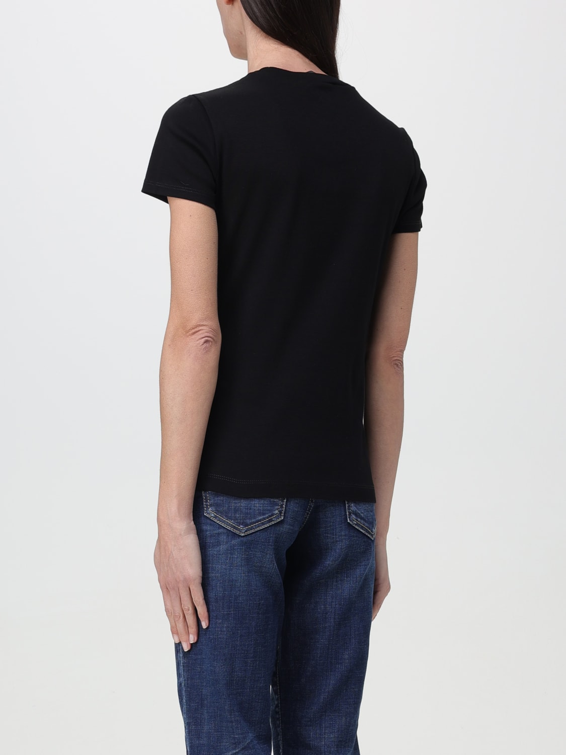 Tシャツ・カットソー DSQUARED2 Woman T-Shirt Black DSQUARED2 Black Short Sleeve T-Shirt for Women and Girls
