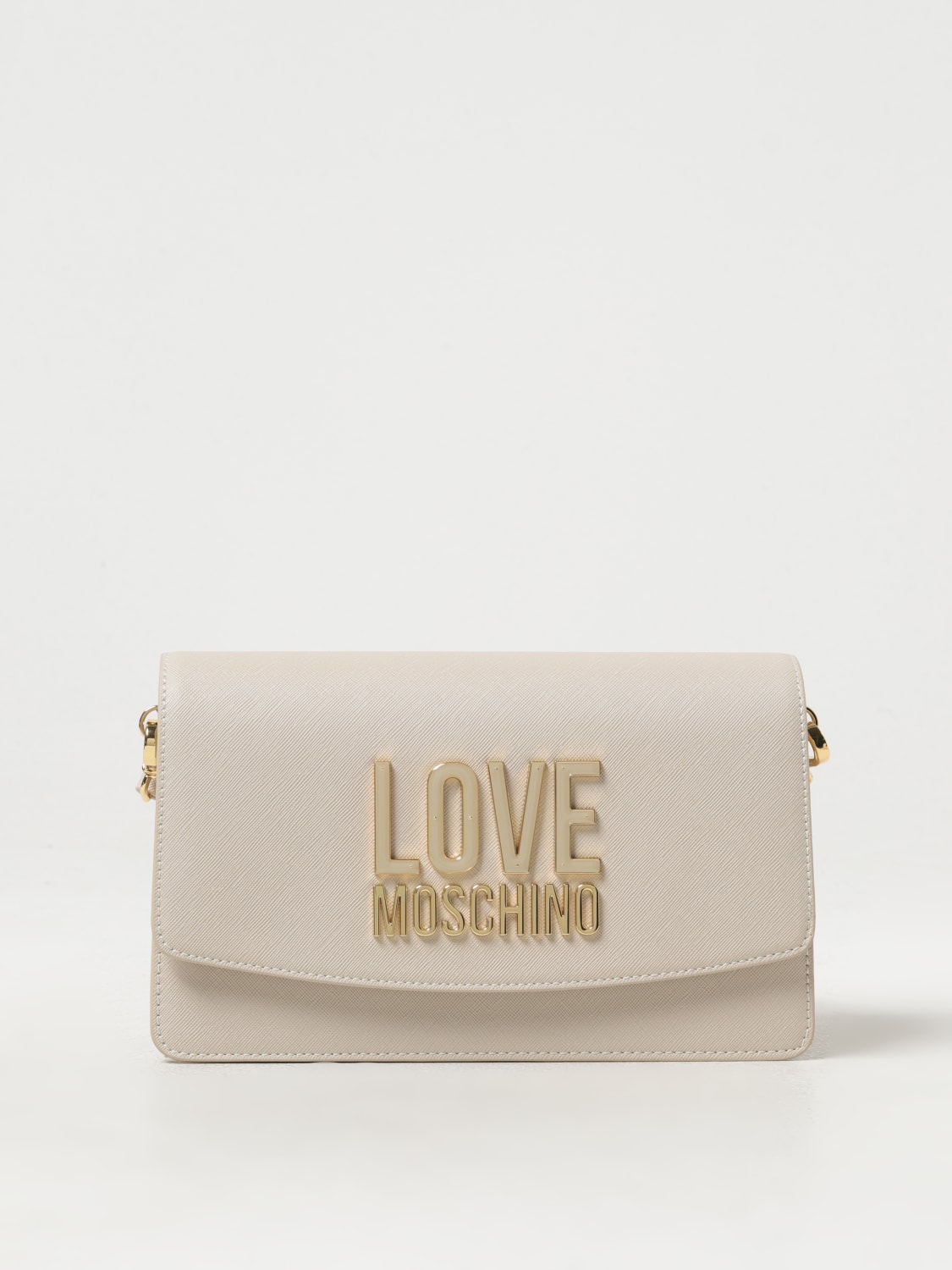 Love Moschino Outlet Shoulder bag woman Ivory Love Moschino crossbody bags JC4209PP1ILQ1 online at GIGLIO.COM