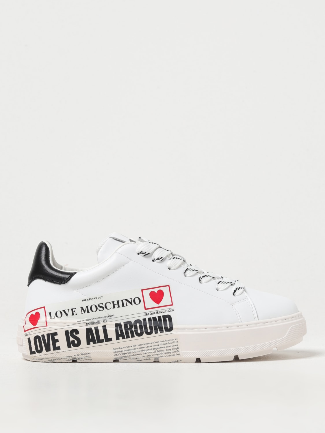 LOVE MOSCHINO スニーカー: オックスフォードシューズ レディース Love Moschino, ホワイト - Img 1