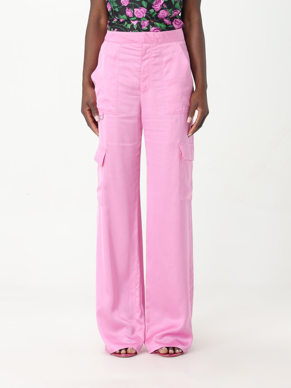 CHIARA FERRAGNI PANTS: Pants woman Chiara Ferragni, Pink - Img 1