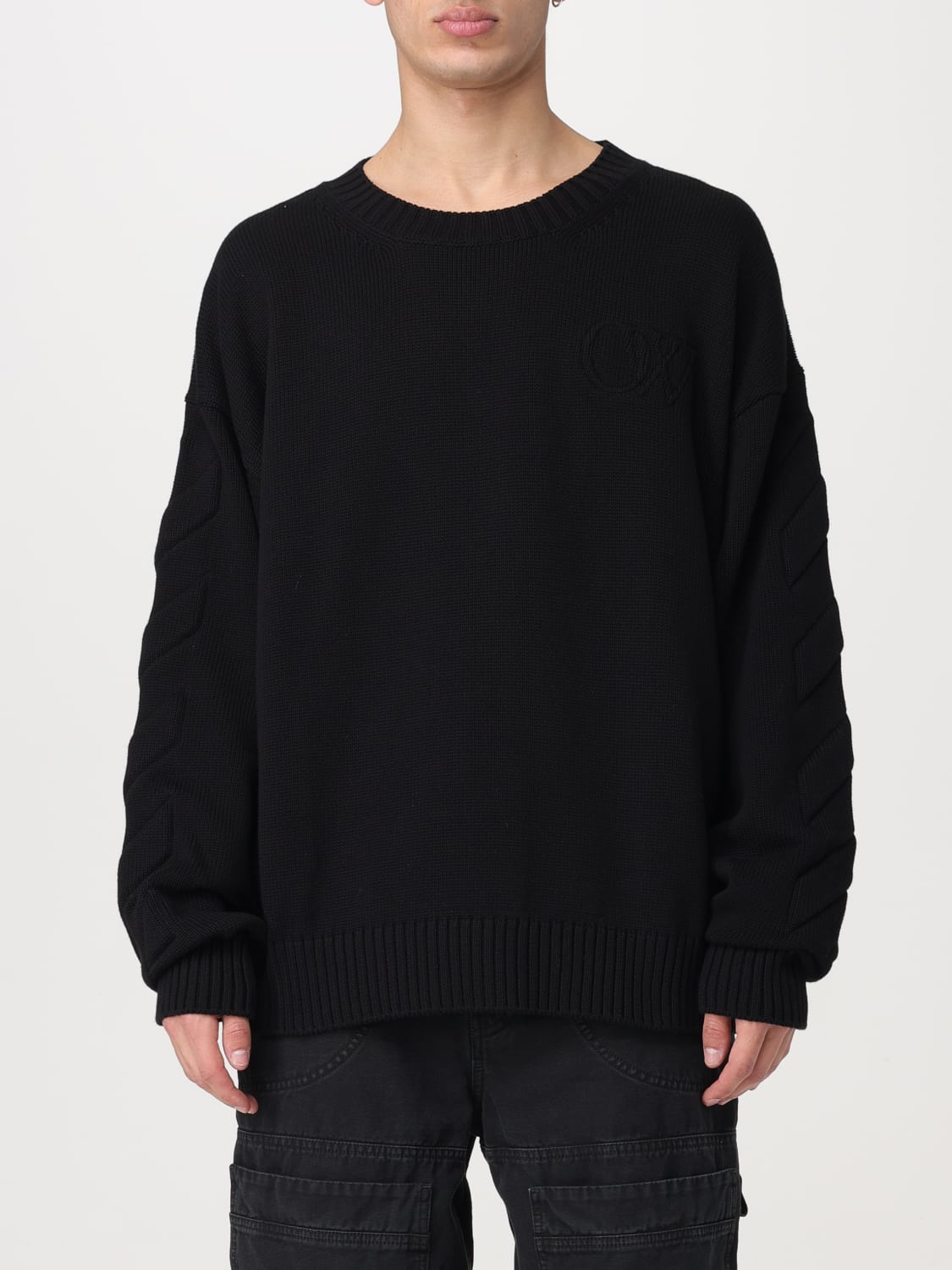 OFF-WHITE PULL: Pull homme Off-white, Noir - Img 1