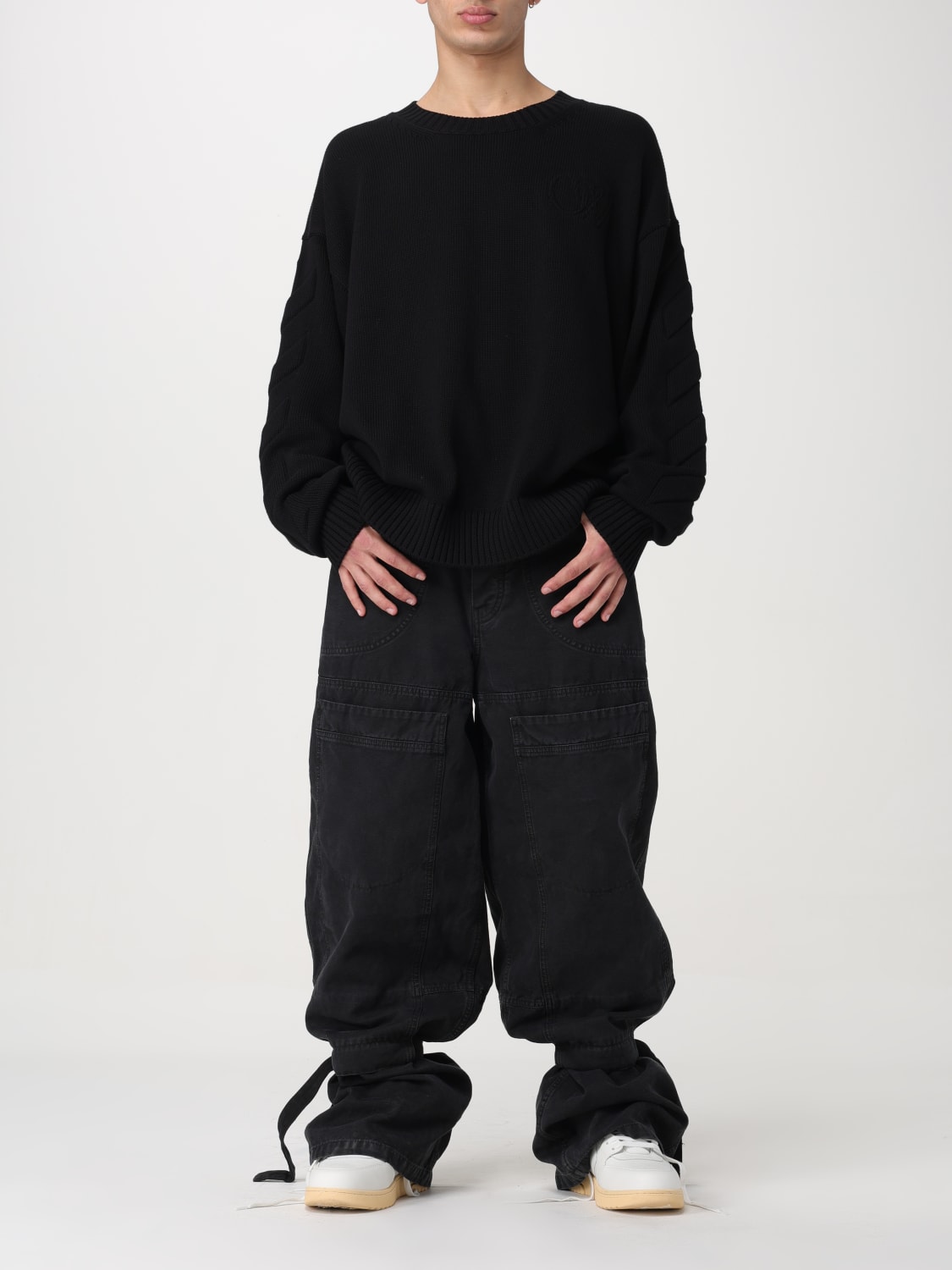 OFF-WHITE SWEATER: Sweater men Off-white, Black - Img 2