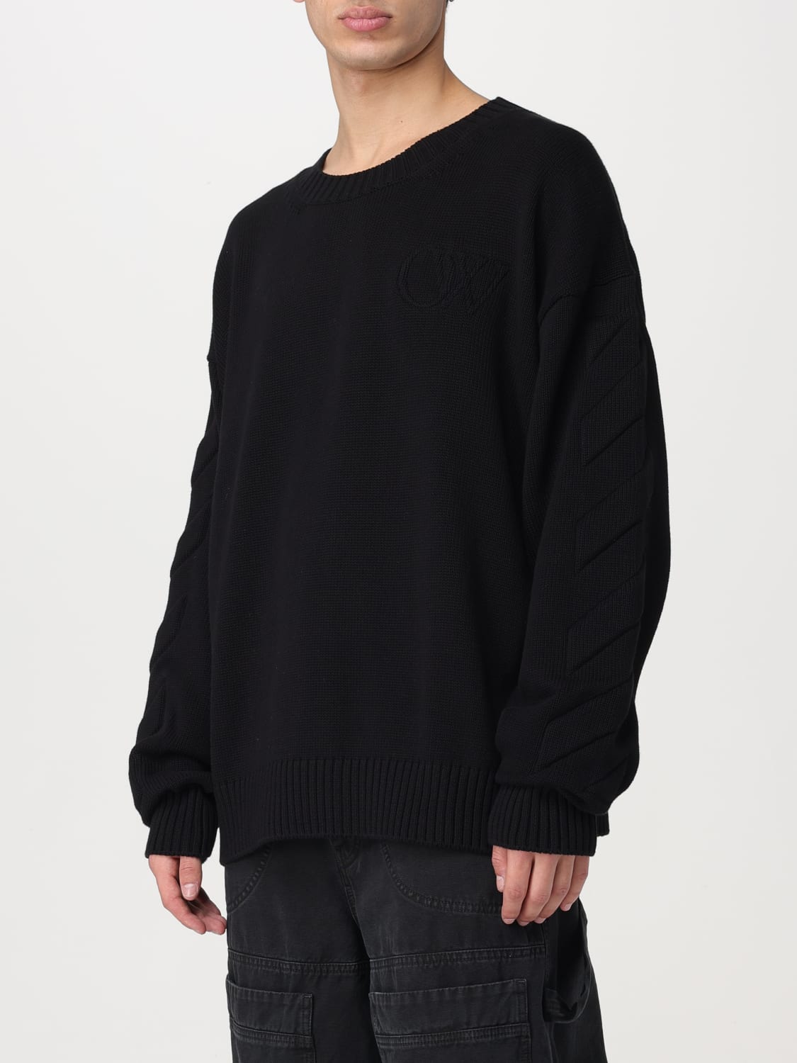 OFF-WHITE PULL: Pull homme Off-white, Noir - Img 4