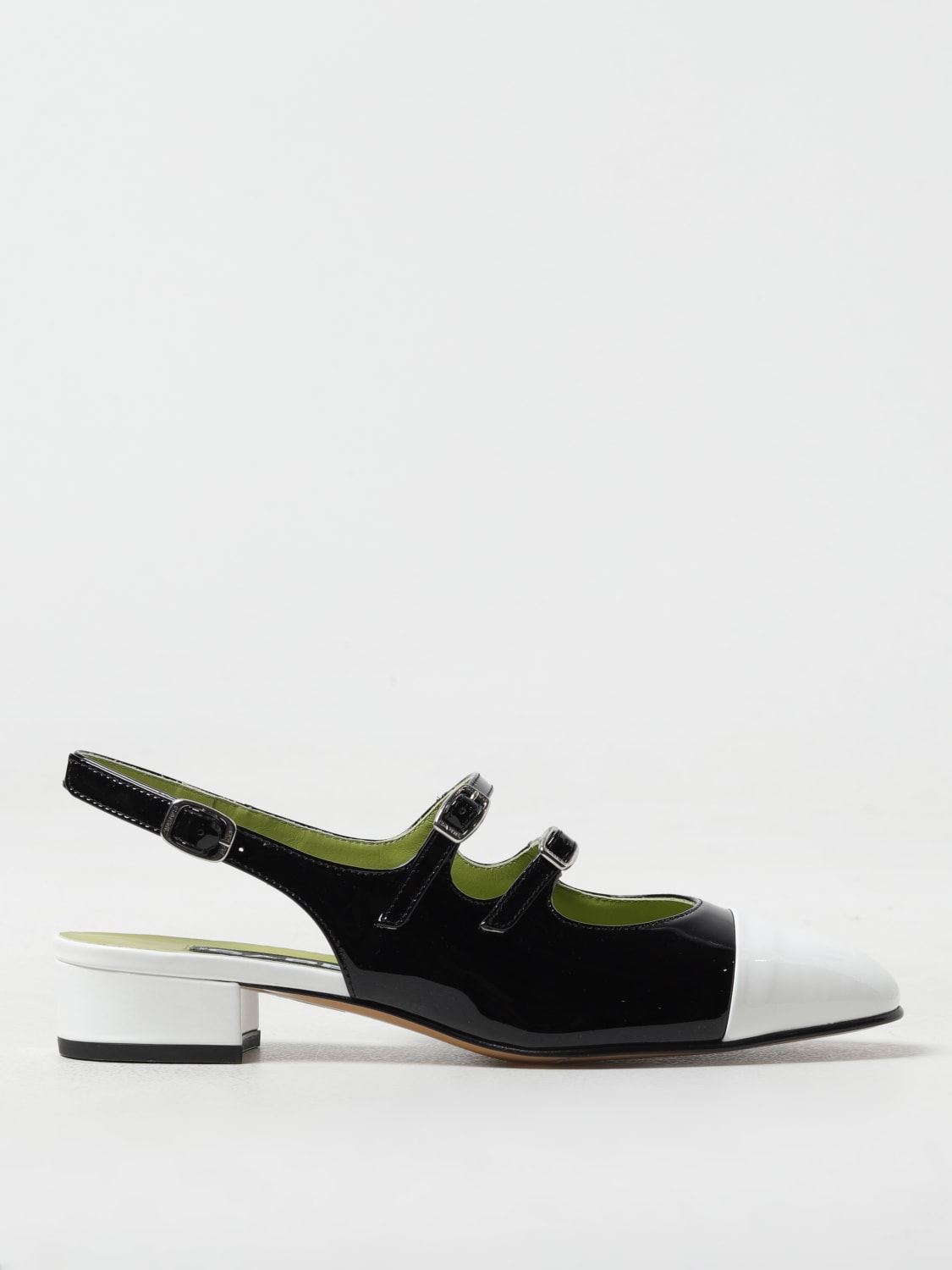 Giglio Mary Jane slingback Abricot Carel Paris in vernice