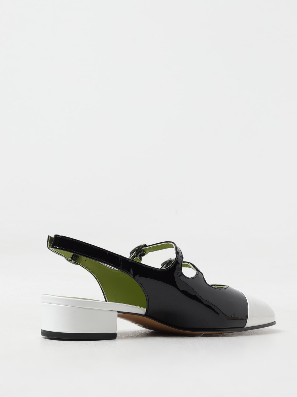 CAREL PARIS HIGH HEEL SHOES: Carel ParisMary Jane slingbacks Abricot in patent leather, Black - Img 3