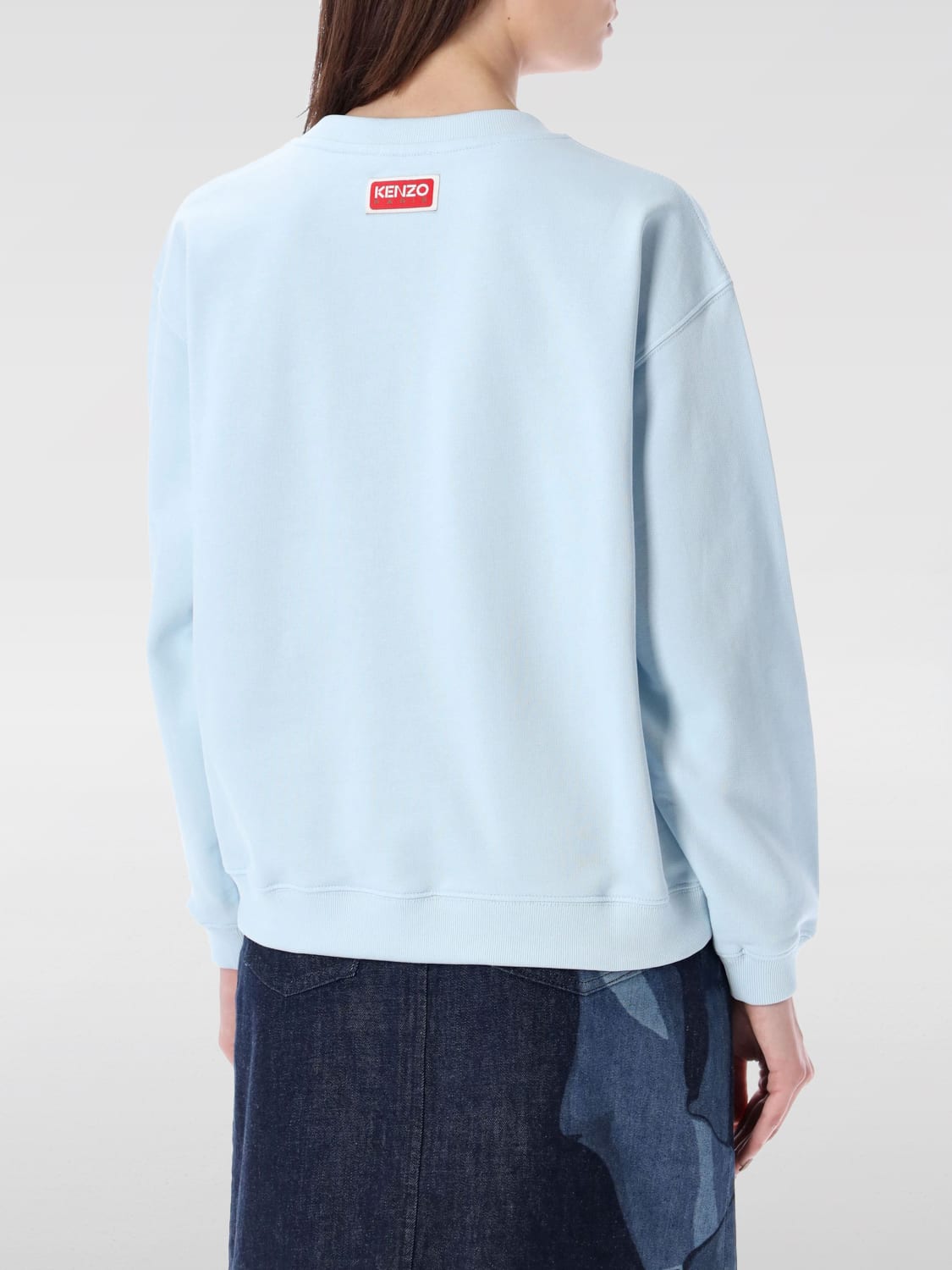 KENZO SWEAT-SHIRT: Sweat-shirt femme Kenzo, Bleu - Img 2