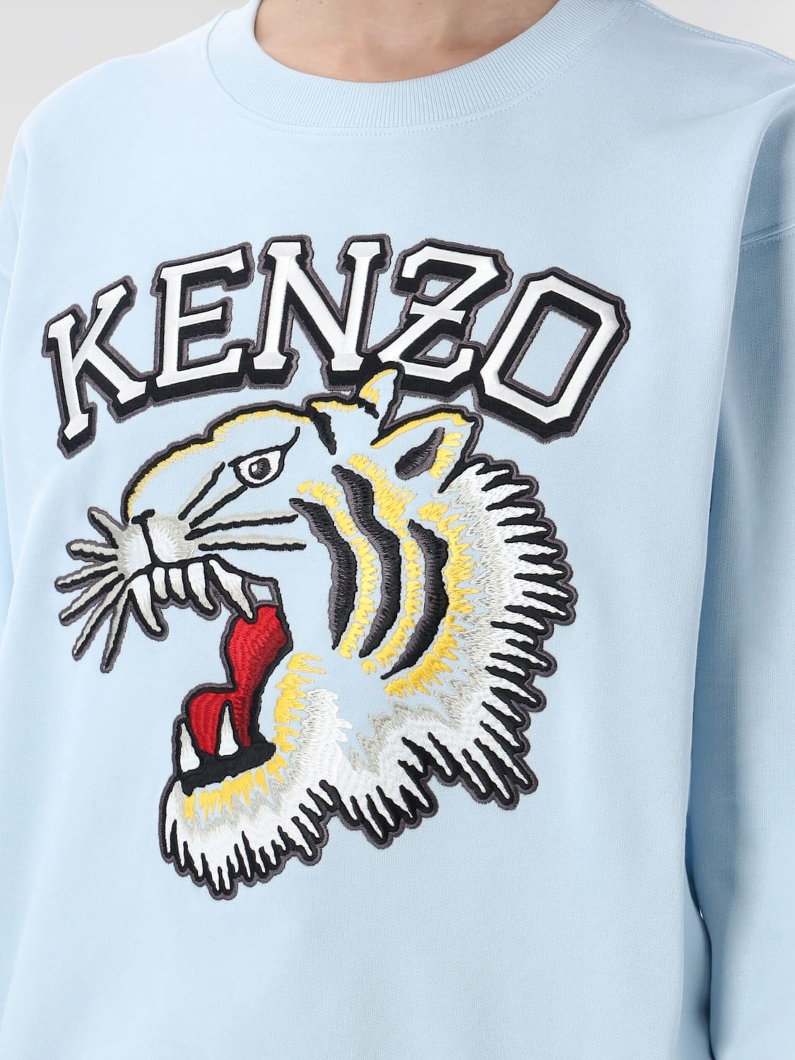 KENZO SWEAT-SHIRT: Sweat-shirt femme Kenzo, Bleu - Img 3