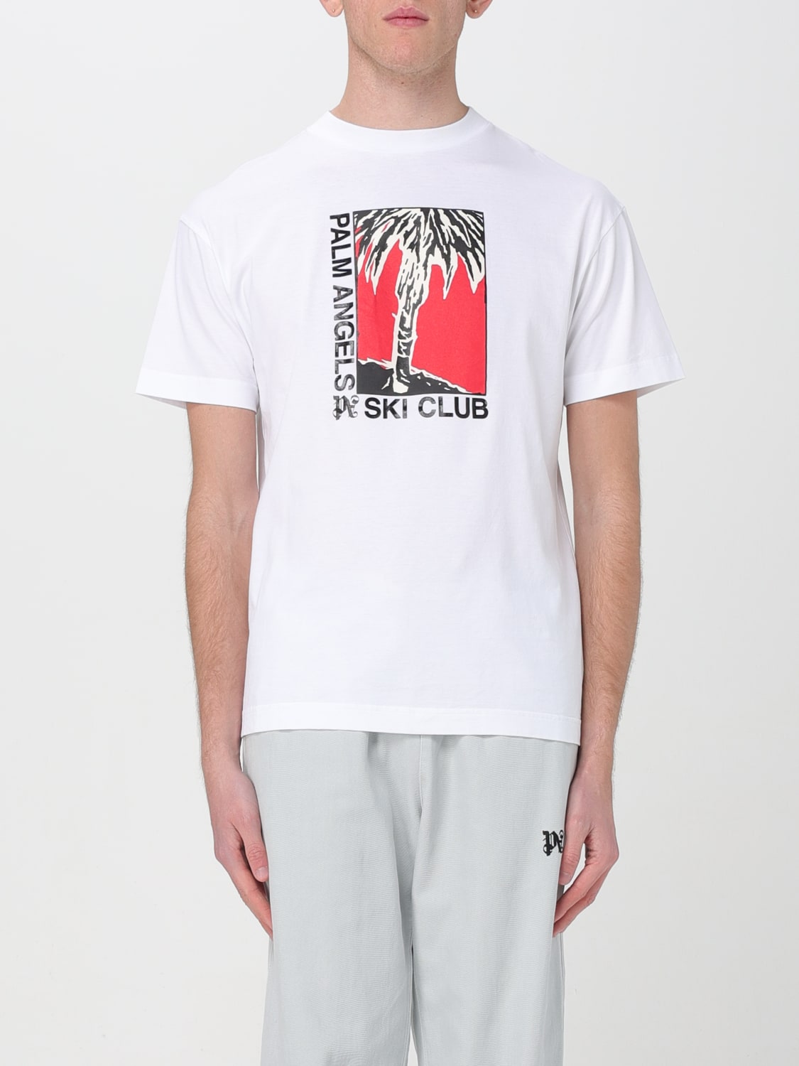 Giglio T-shirt Palm Angels con stampa Ski Club