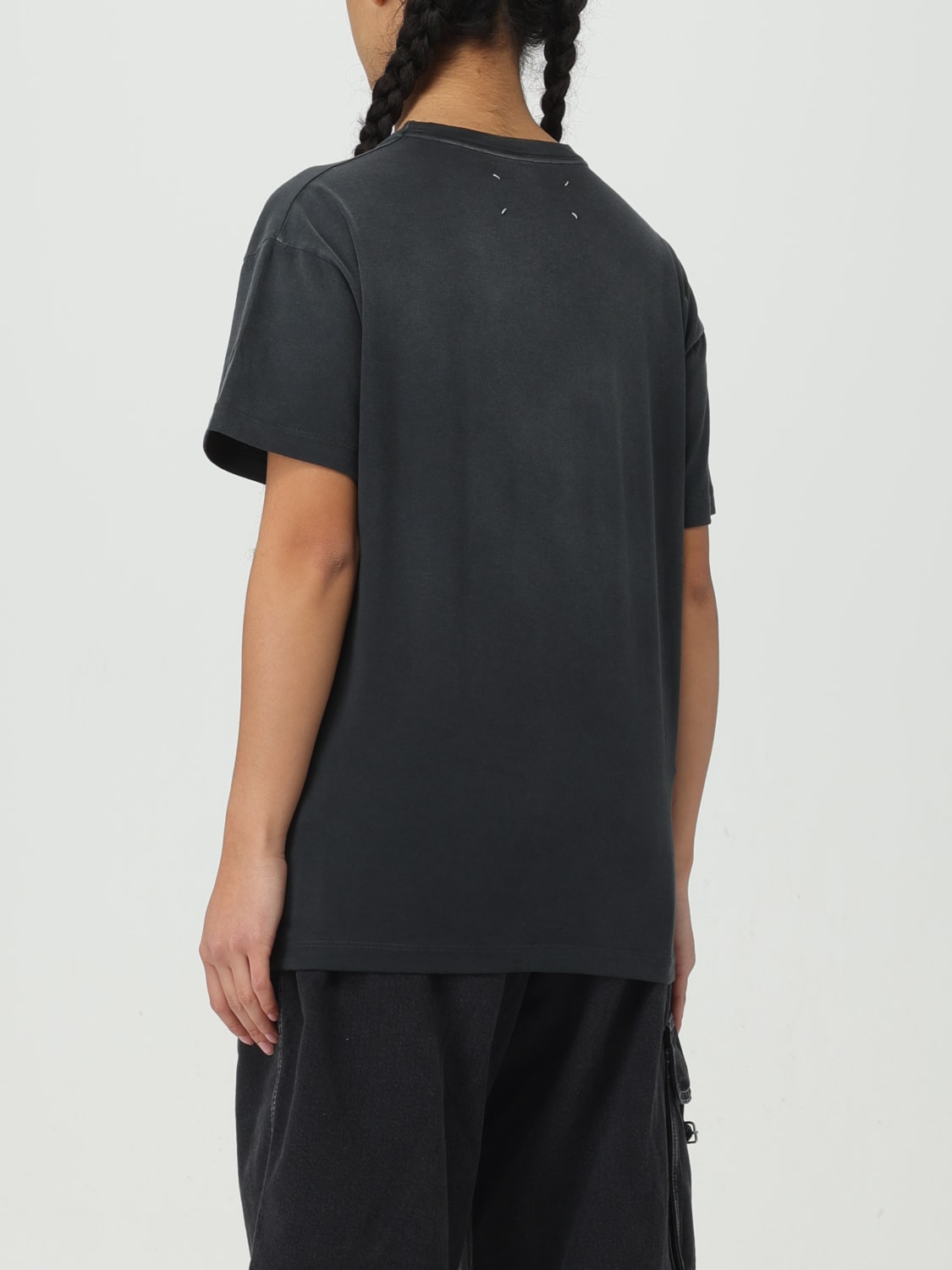 MAISON MARGIELA: T-shirt woman - Black | Maison Margiela t-shirt