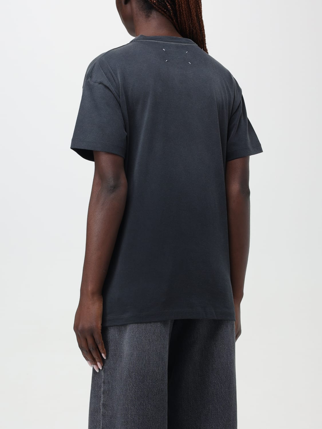 MAISON MARGIELA T-SHIRT: T-shirt woman Maison Margiela, Charcoal - Img 3