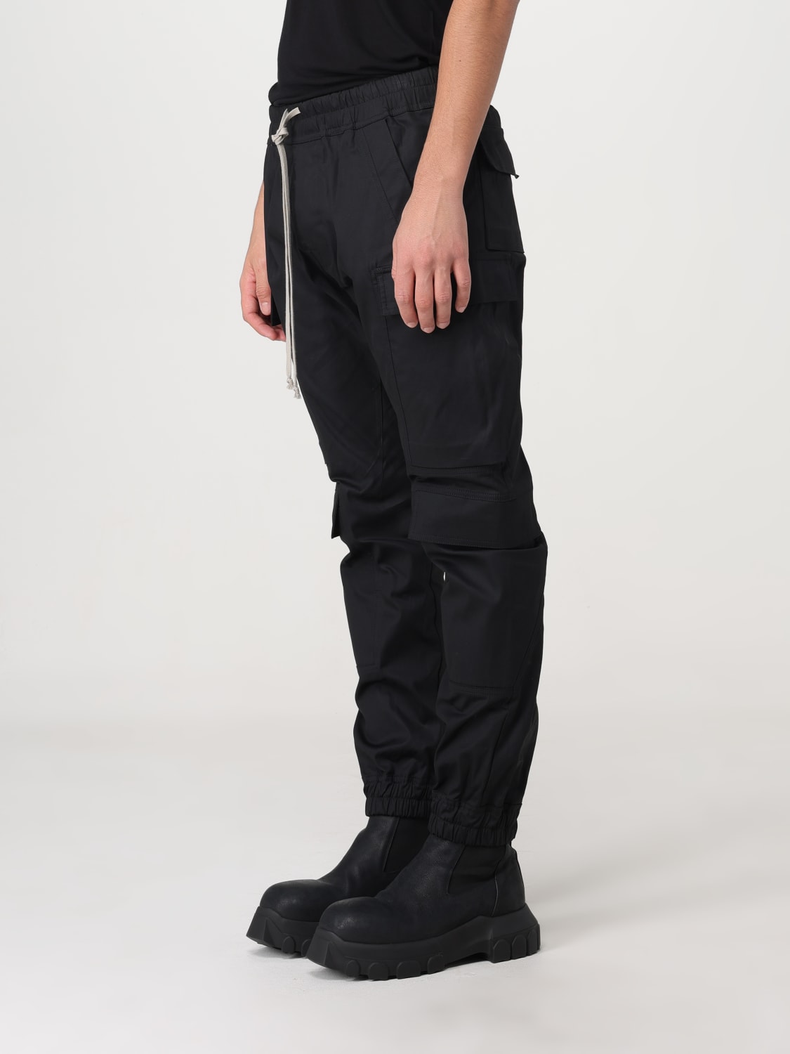 RICK OWENS：パンツ メンズ - ブラック | GIGLIO.COMオンラインのRick ...