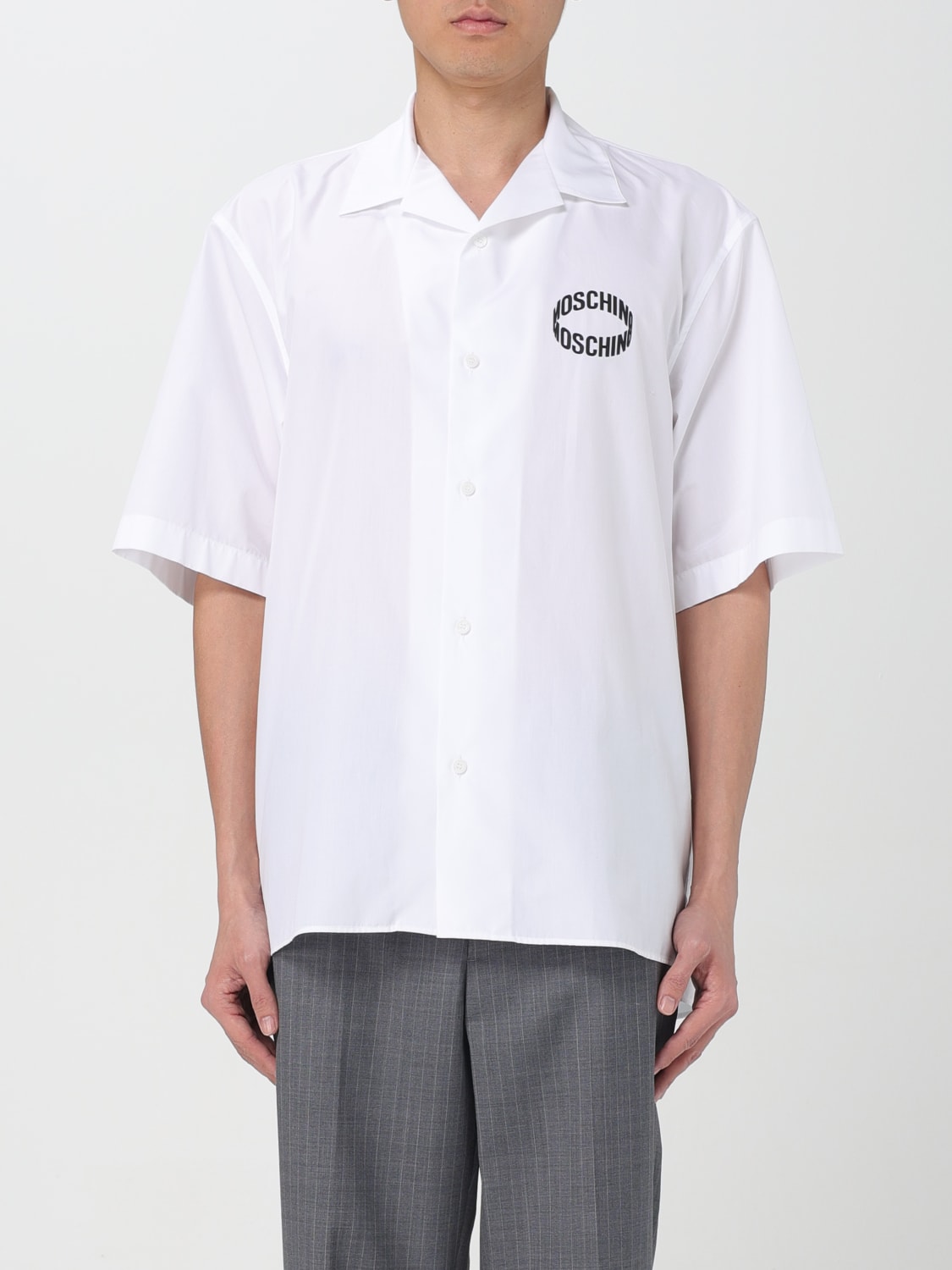 MOSCHINO COUTURE SHIRT: Shirt men Moschino Couture, White - Img 1