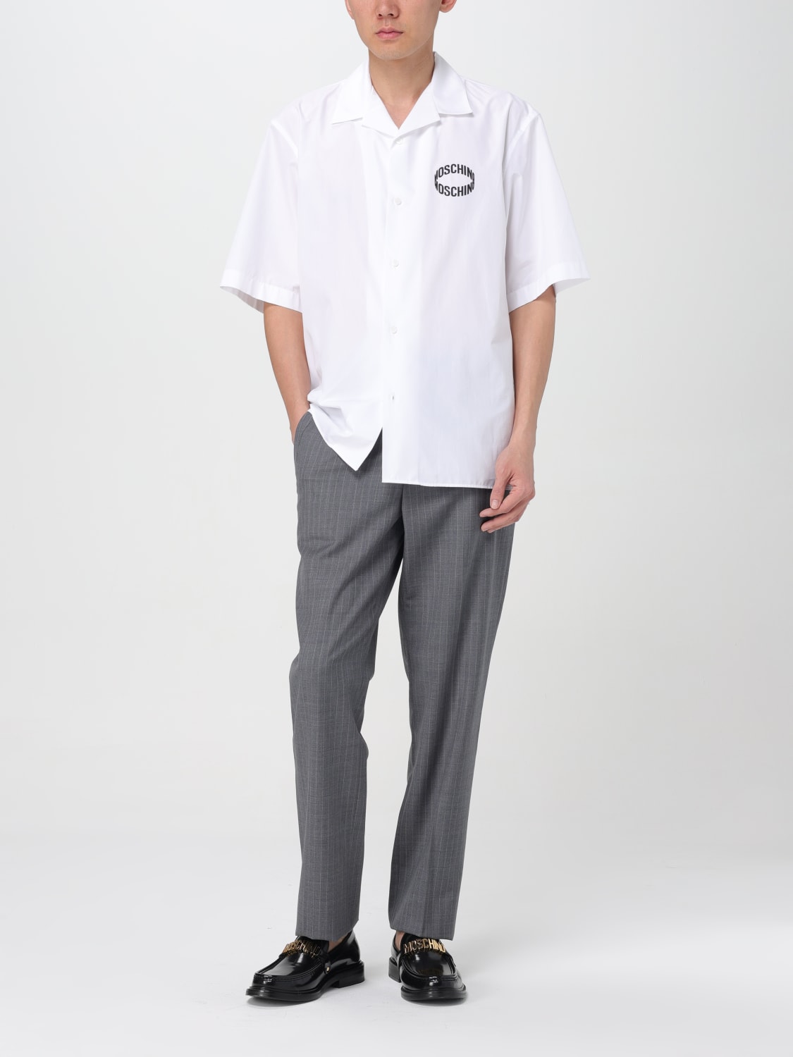 MOSCHINO COUTURE SHIRT: Shirt men Moschino Couture, White - Img 2