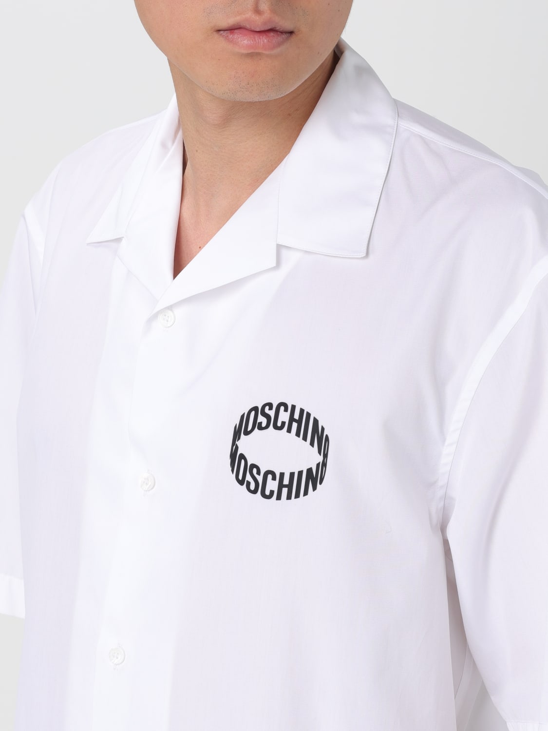 MOSCHINO COUTURE SHIRT: Shirt men Moschino Couture, White - Img 4