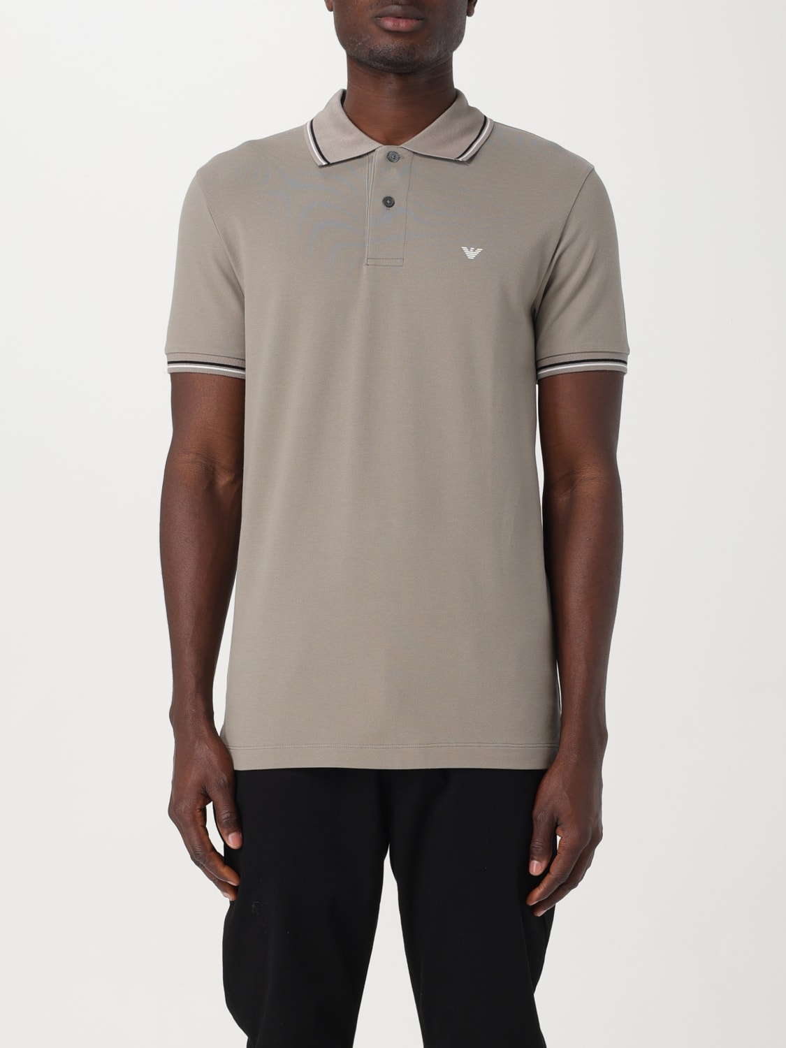 Giglio Polo Eagle Emporio Armani in piquet di cotone