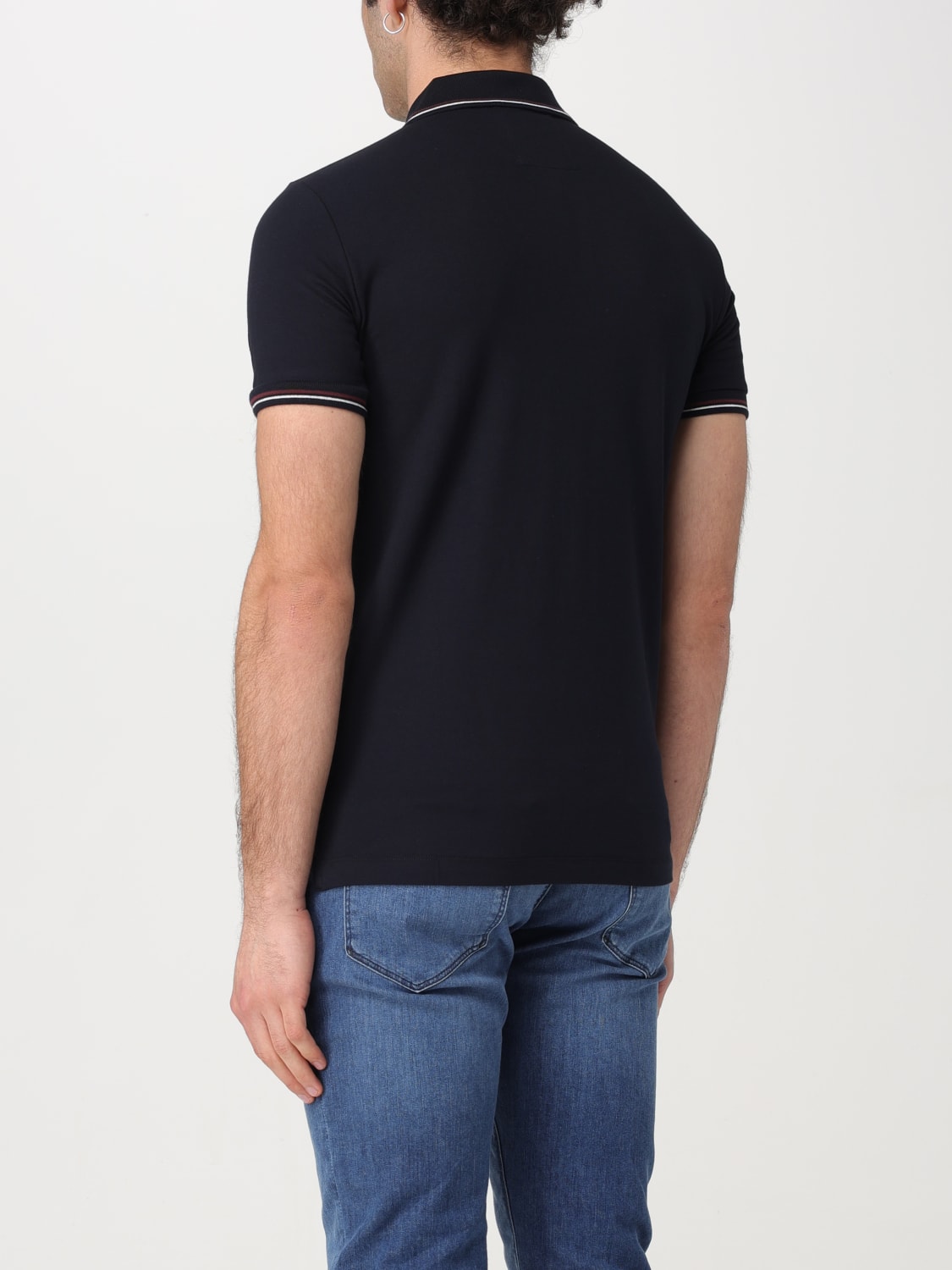 EMPORIO ARMANI POLO SHIRT: Polo shirt men Emporio Armani, Blue 1 - Img 2