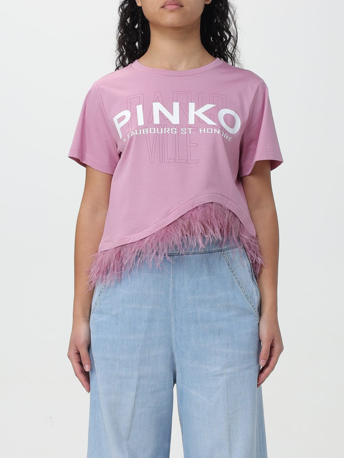 PINKO T-SHIRT: T-shirt woman Pinko, Pink - Img 1