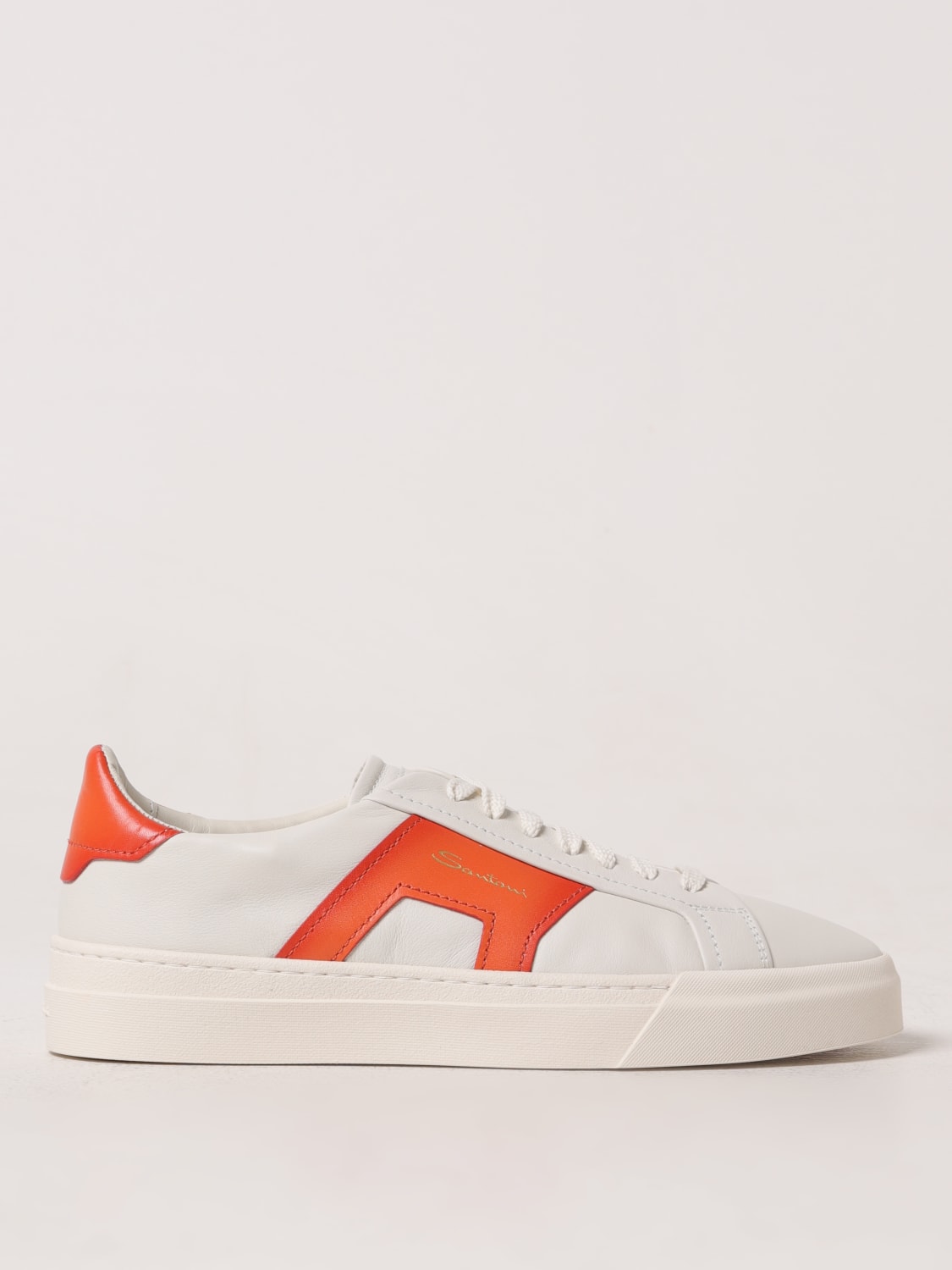 Giglio Sneakers Double Buckle Santoni in pelle