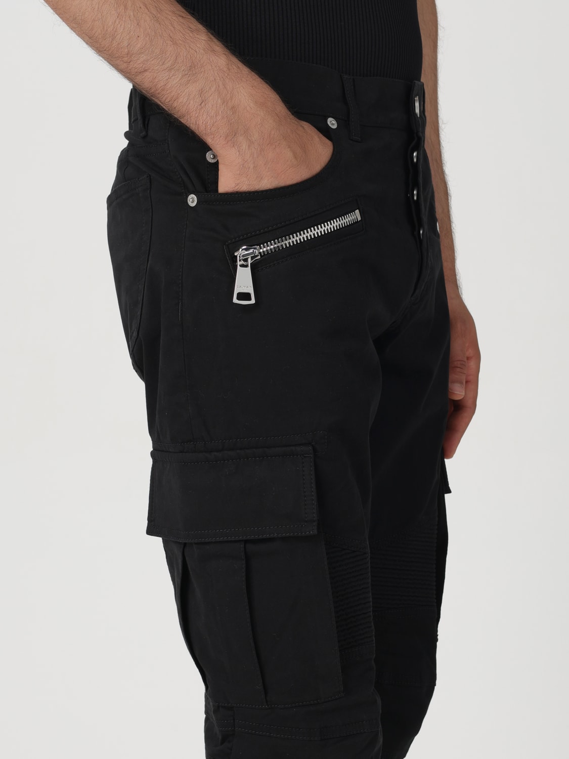 BALMAIN PANTS: Pants men Balmain, Black - Img 4