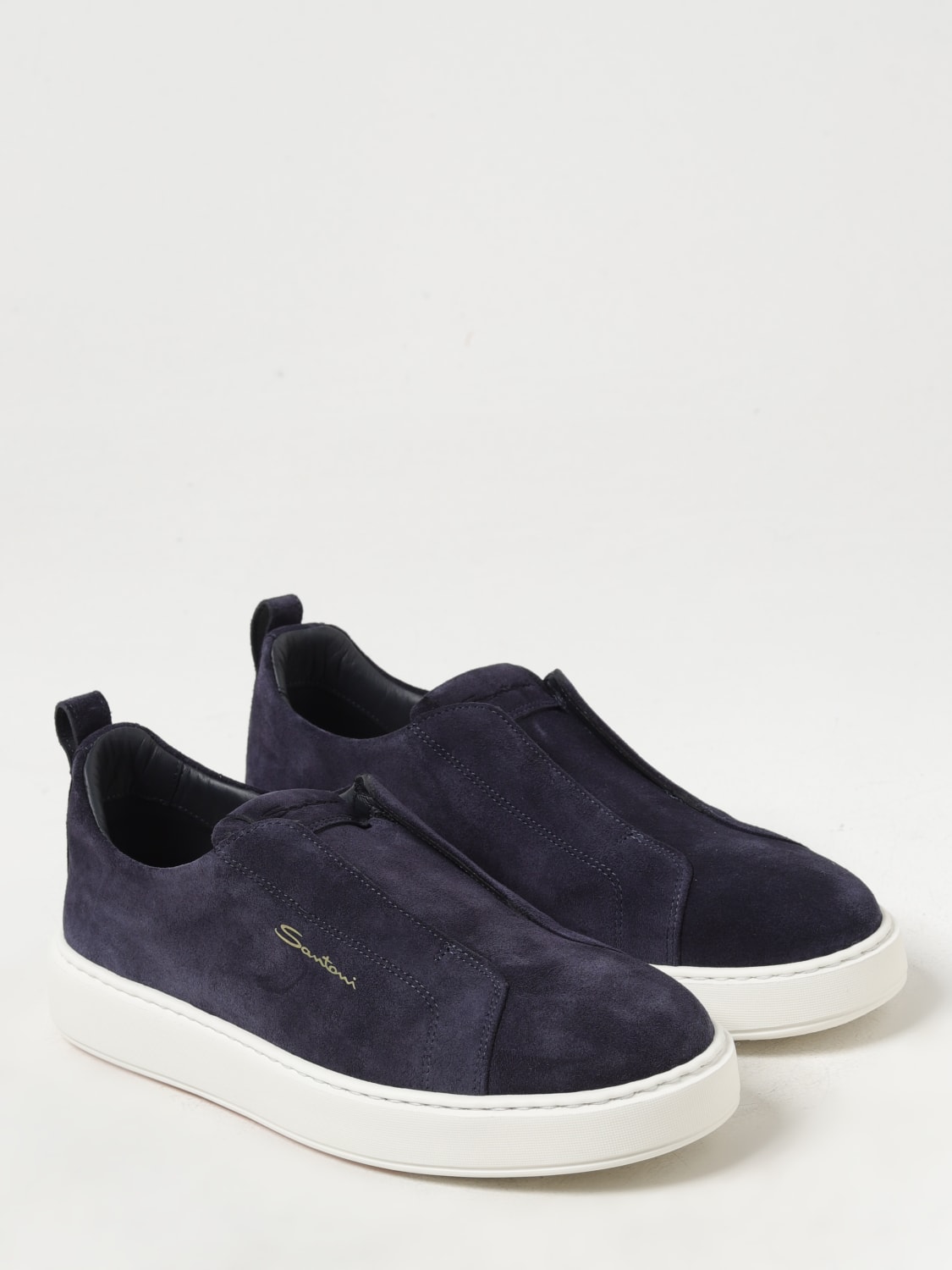 SANTONI: Sneakers men - Blue | Santoni sneakers