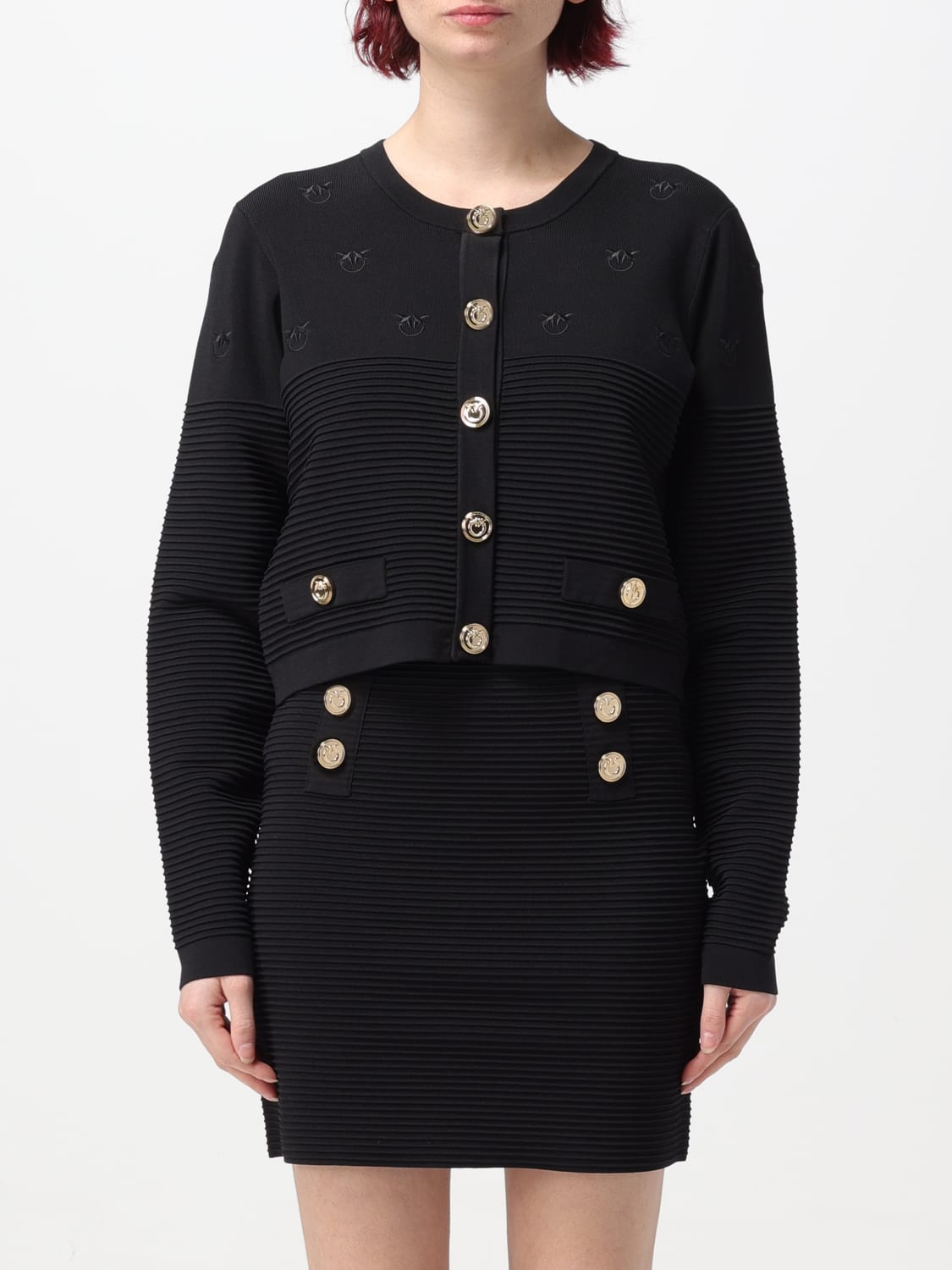アウターその他 PINKO Woman Blazer Black PINKO: Blazer woman - Black | Pinko cardigan 102881A1LK